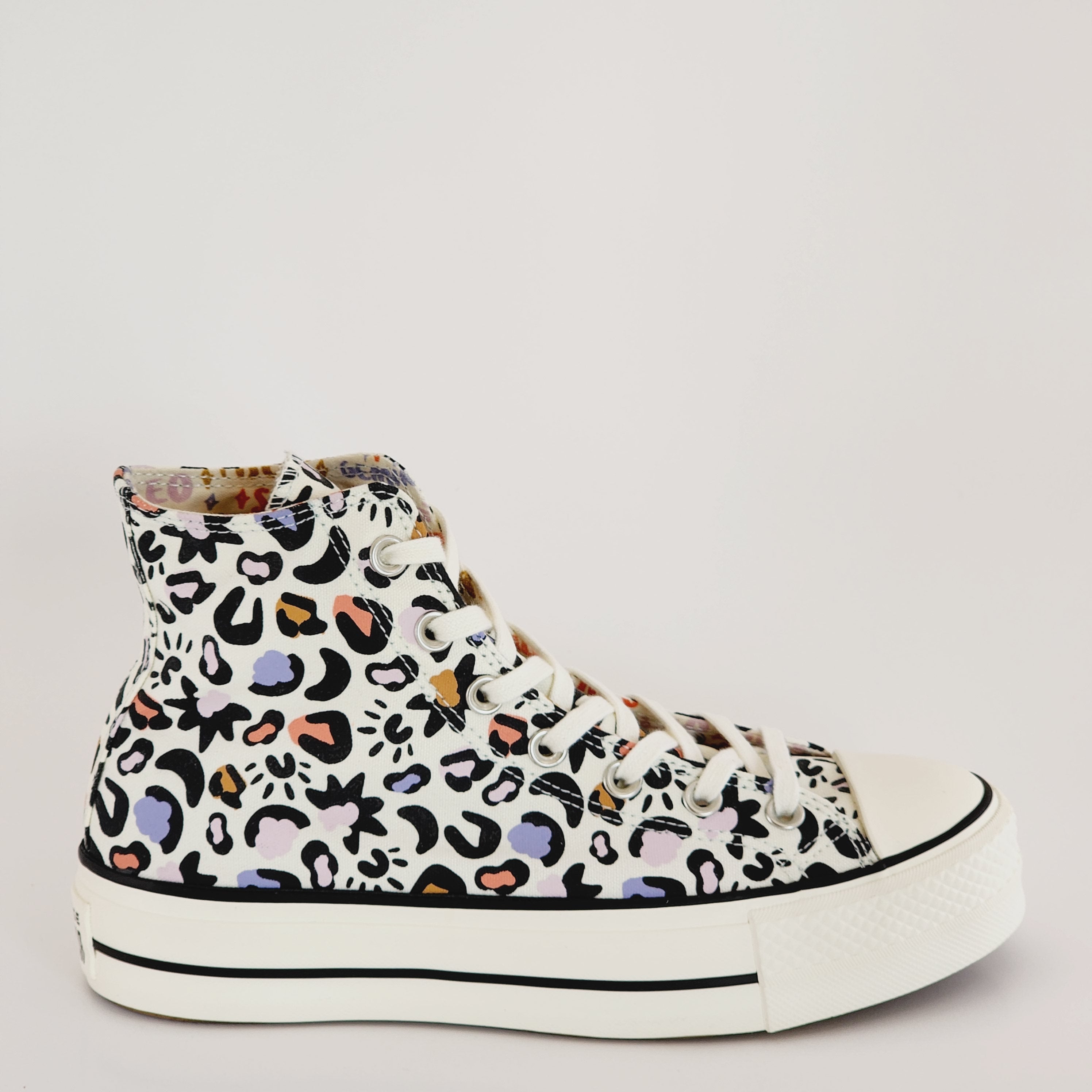 Converse CTAS Hi Lift Mystic World Leopard Women's Platform Sneakers 572428C NWT