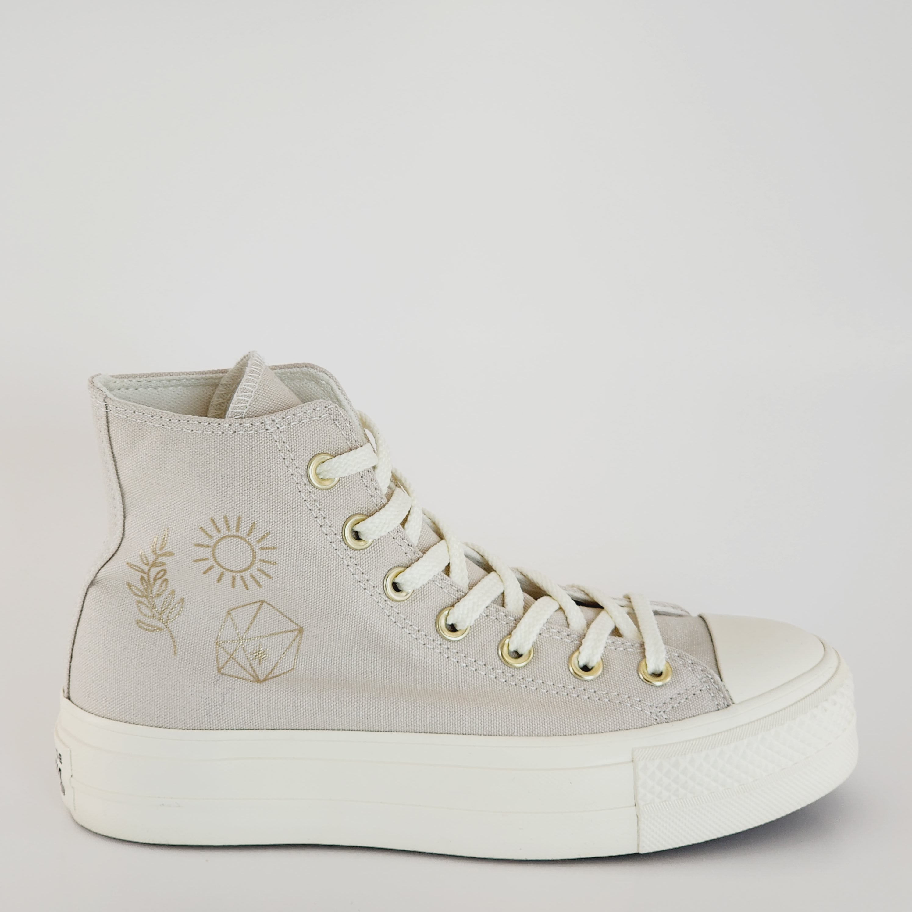 Converse CTAS Hi Lift 'Golden Elements' Women's Platform Sneakers A02205C NWT