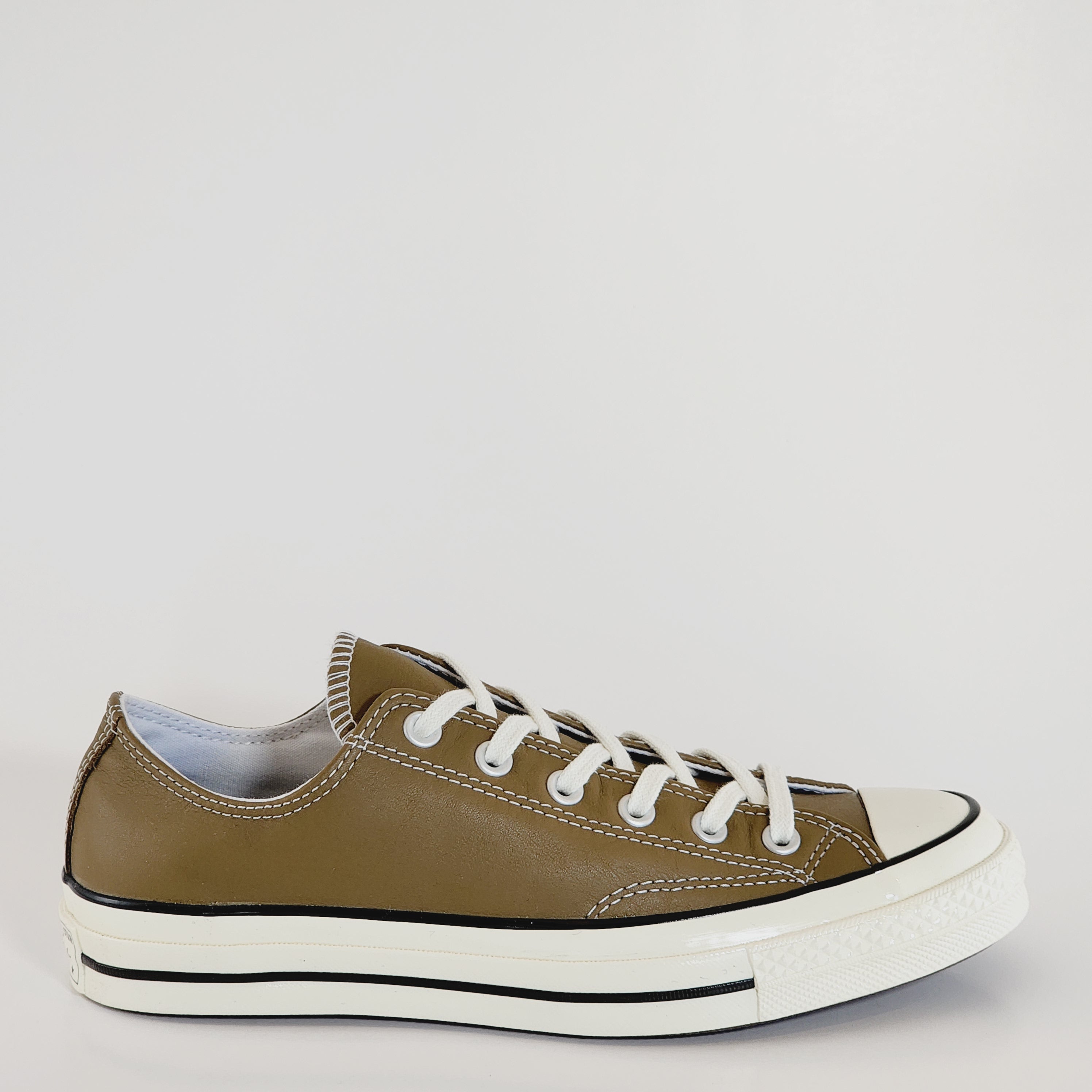 Converse Chuck 70 Ox Sand Dune/Egret/Black Leather Unisex Sneakers A09985C NWT