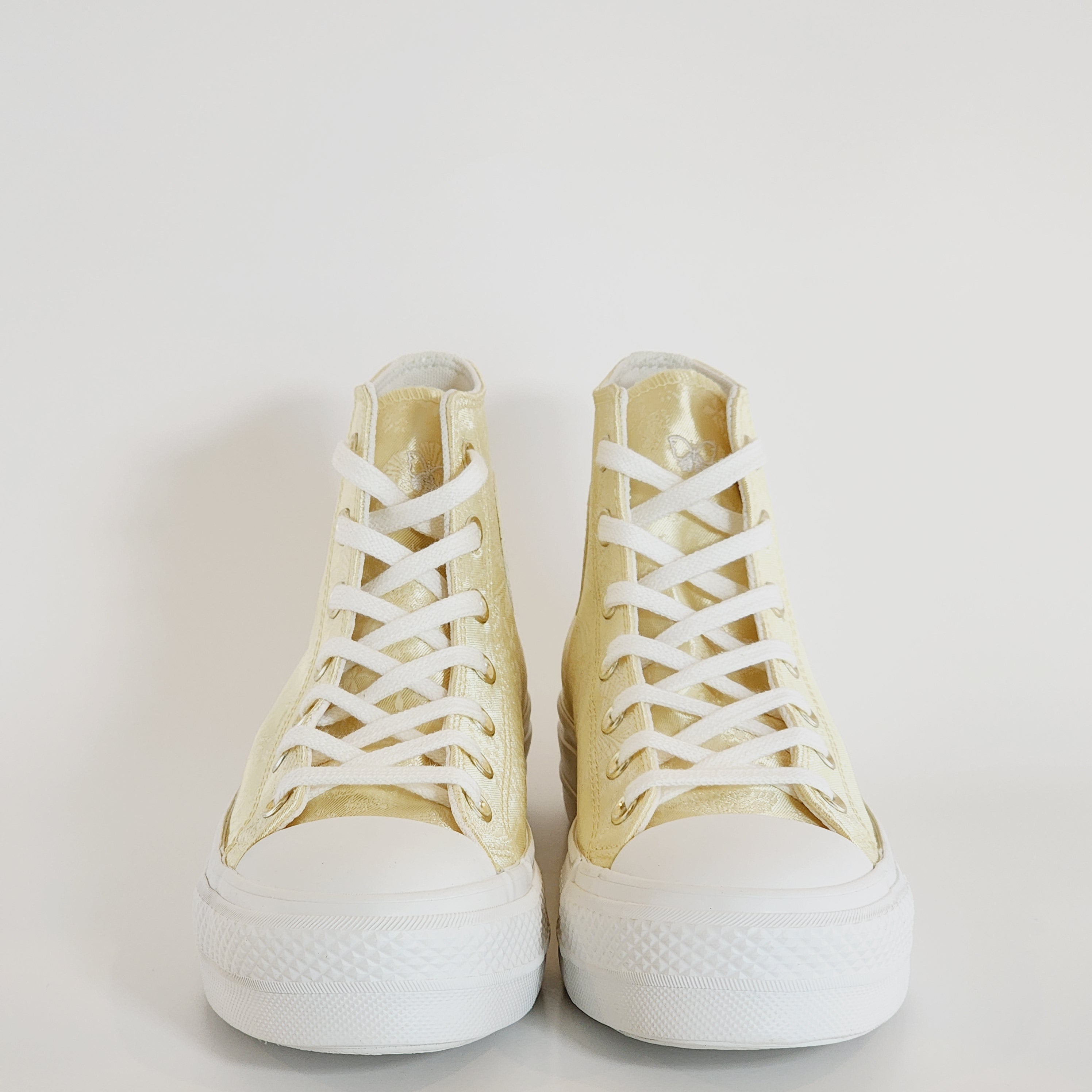 Converse CTAS Lift Hi Golden Butterfly Women's Platform Sneakers A06829C NWT