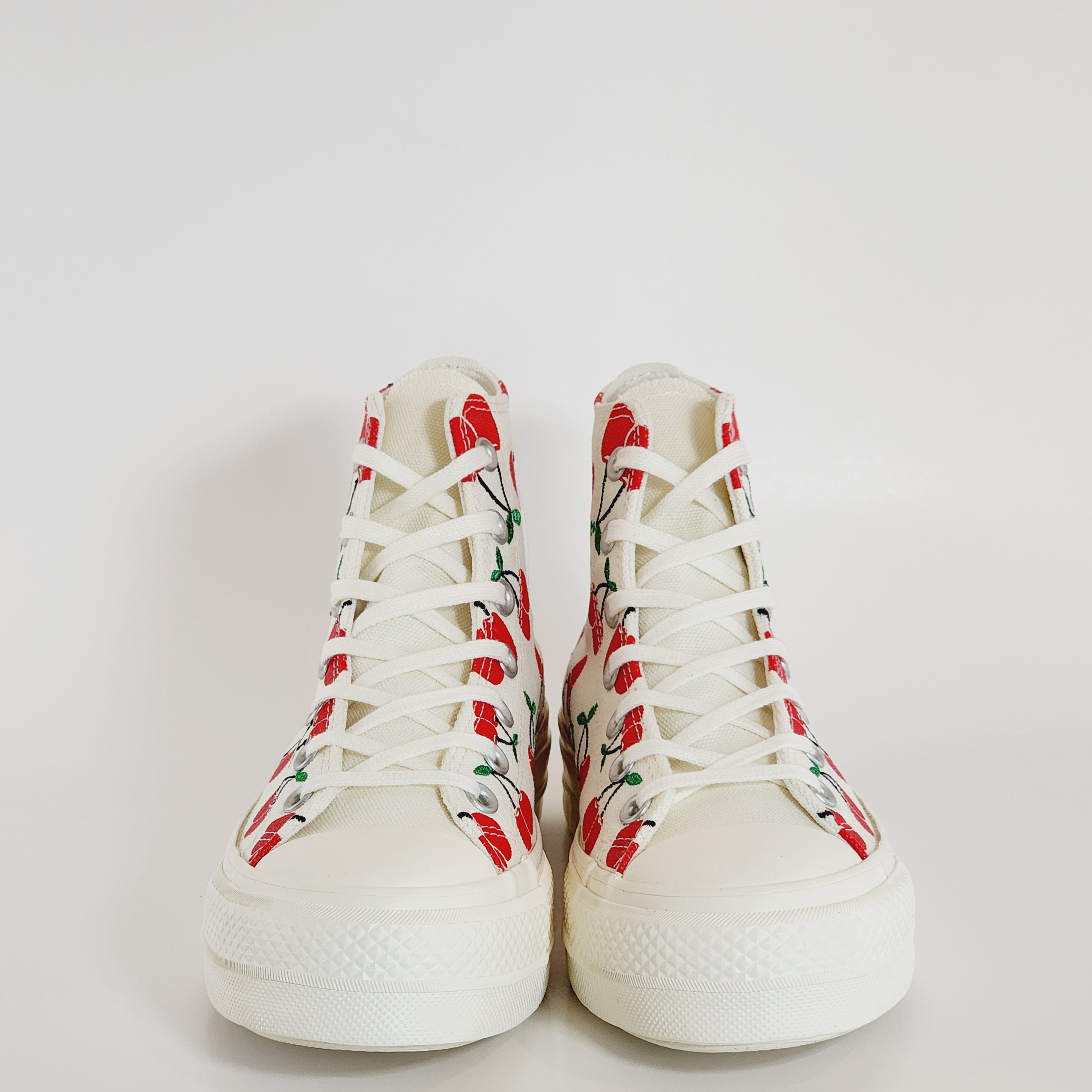 Converse CTAS Lift Hi Cherries Women's Platform Sneakers A08096C NWT