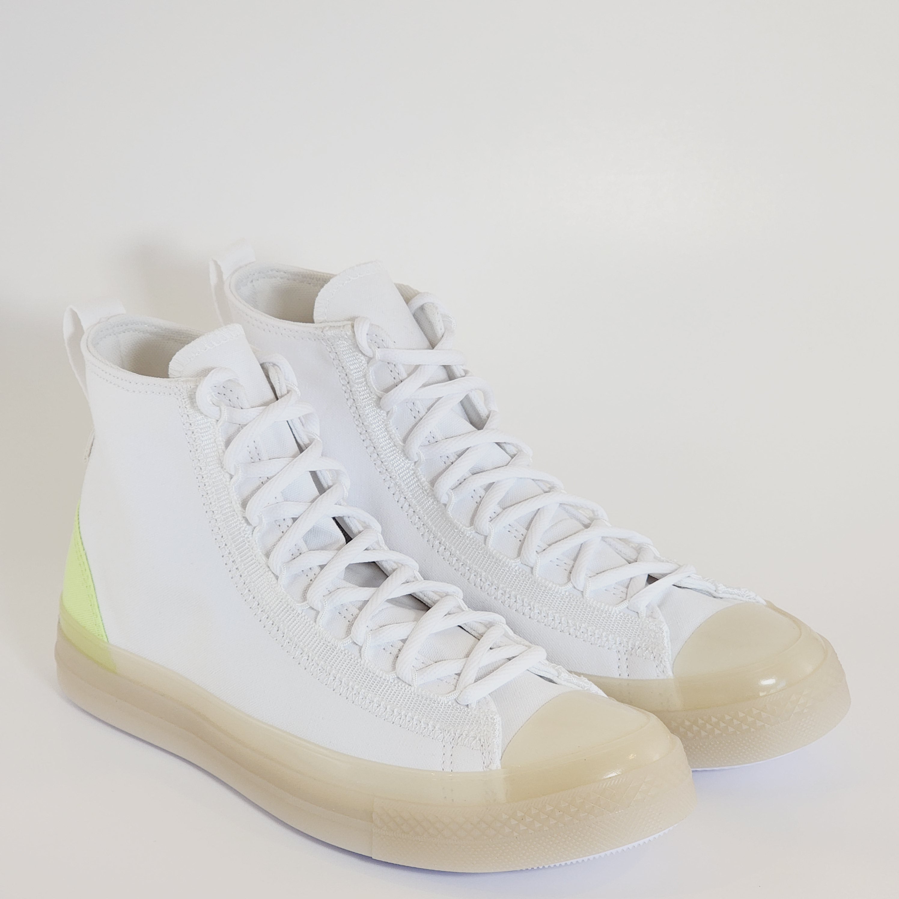 Converse CTAS CX Hi EXP2 White/Citron Canvas Unisex Sneakers A10261C NWT