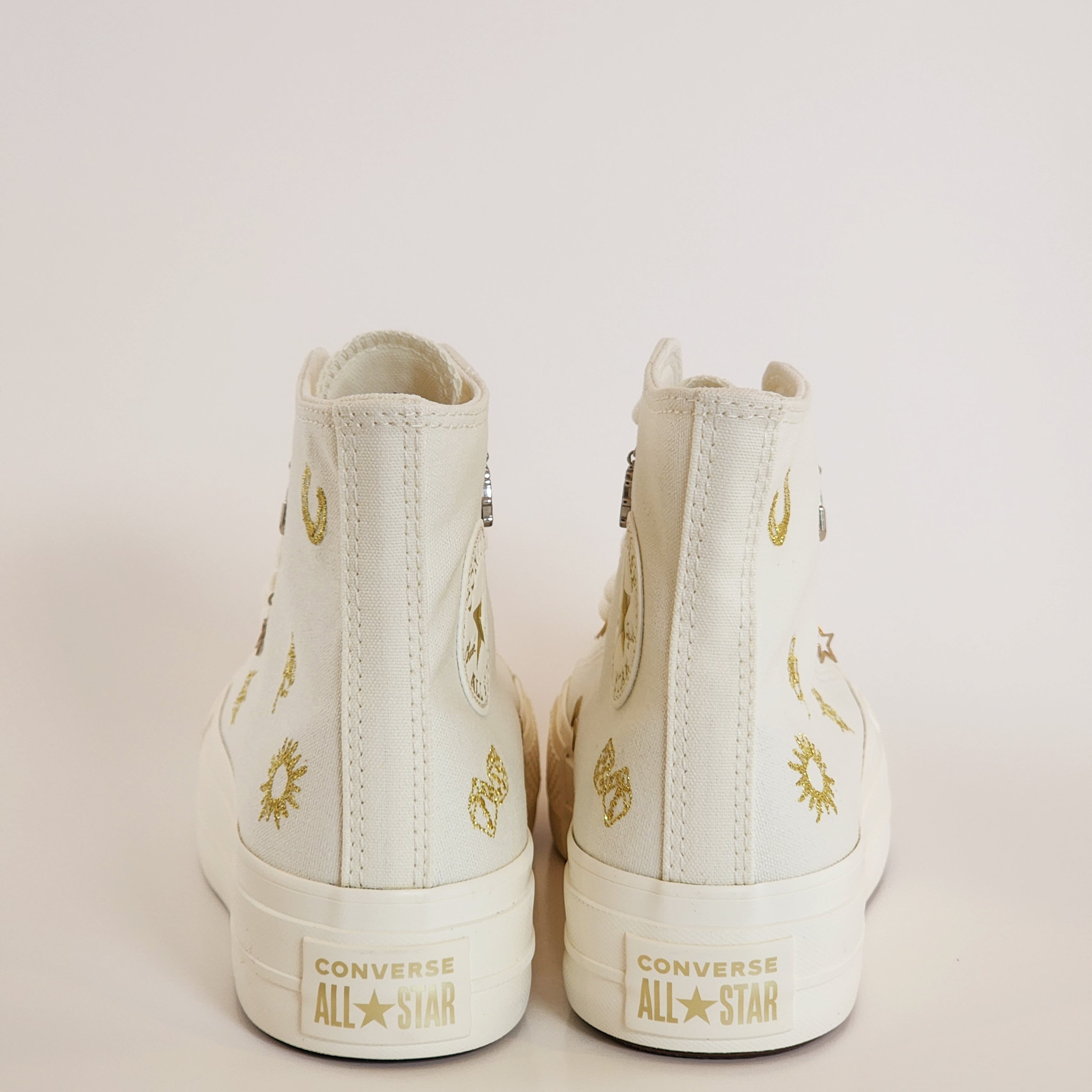 Converse CTAS Lift Hi Luck Charms Women's Platform Sneakers A13406C NWT