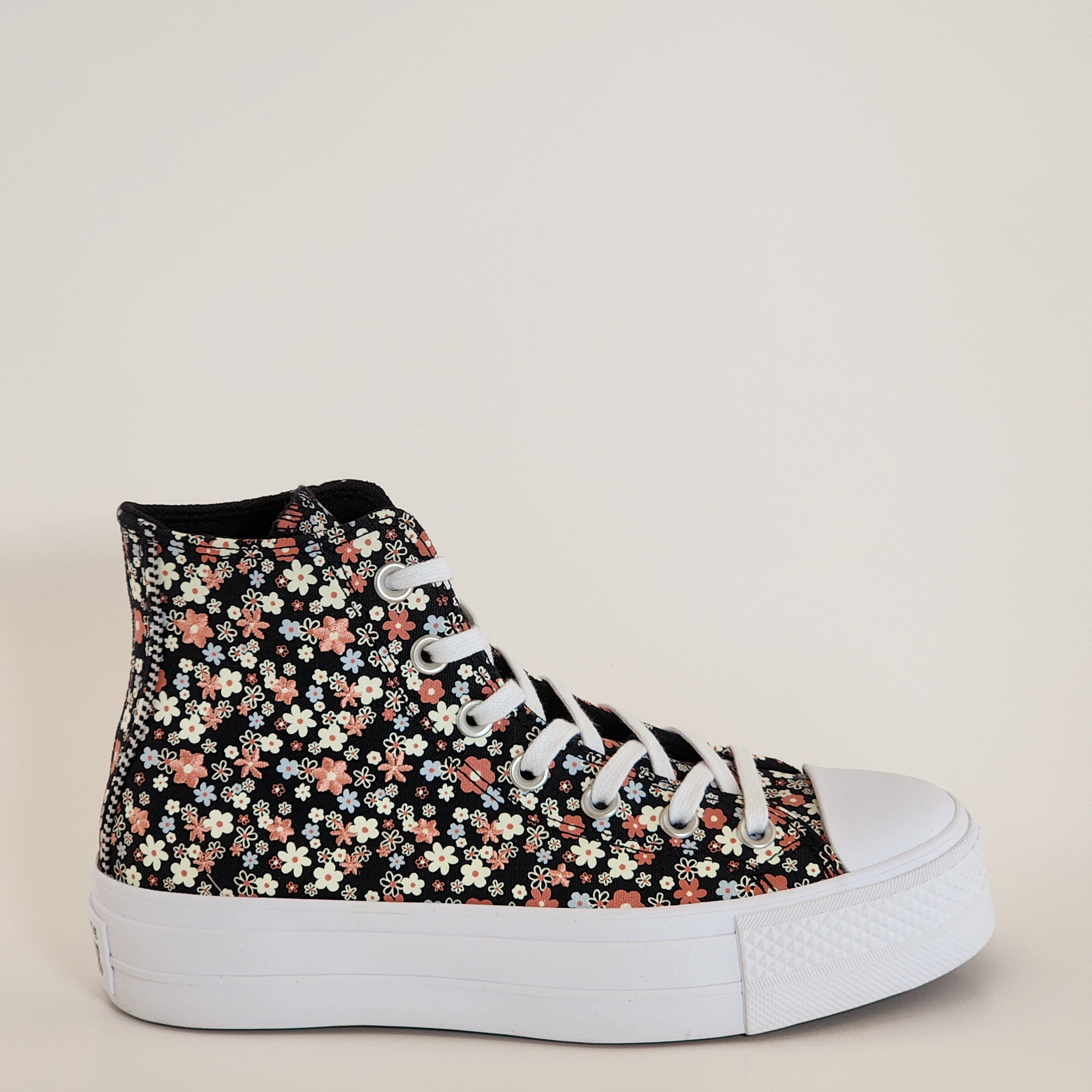 Converse CTAS Lift Hi Petite Petals Women's Platform Sneakers A14264C NWT