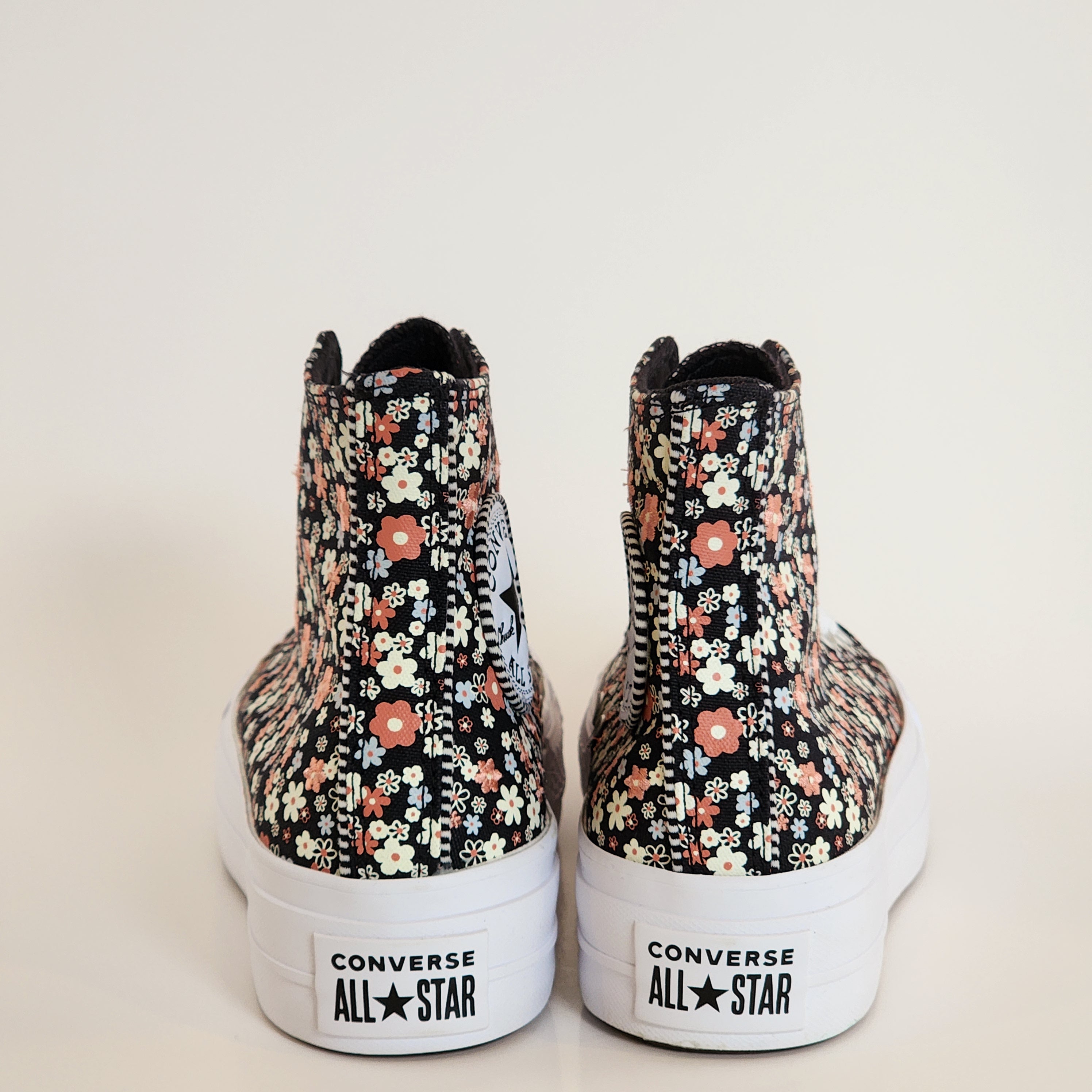 Converse CTAS Lift Hi Petite Petals Women's Platform Sneakers A14264C NWT