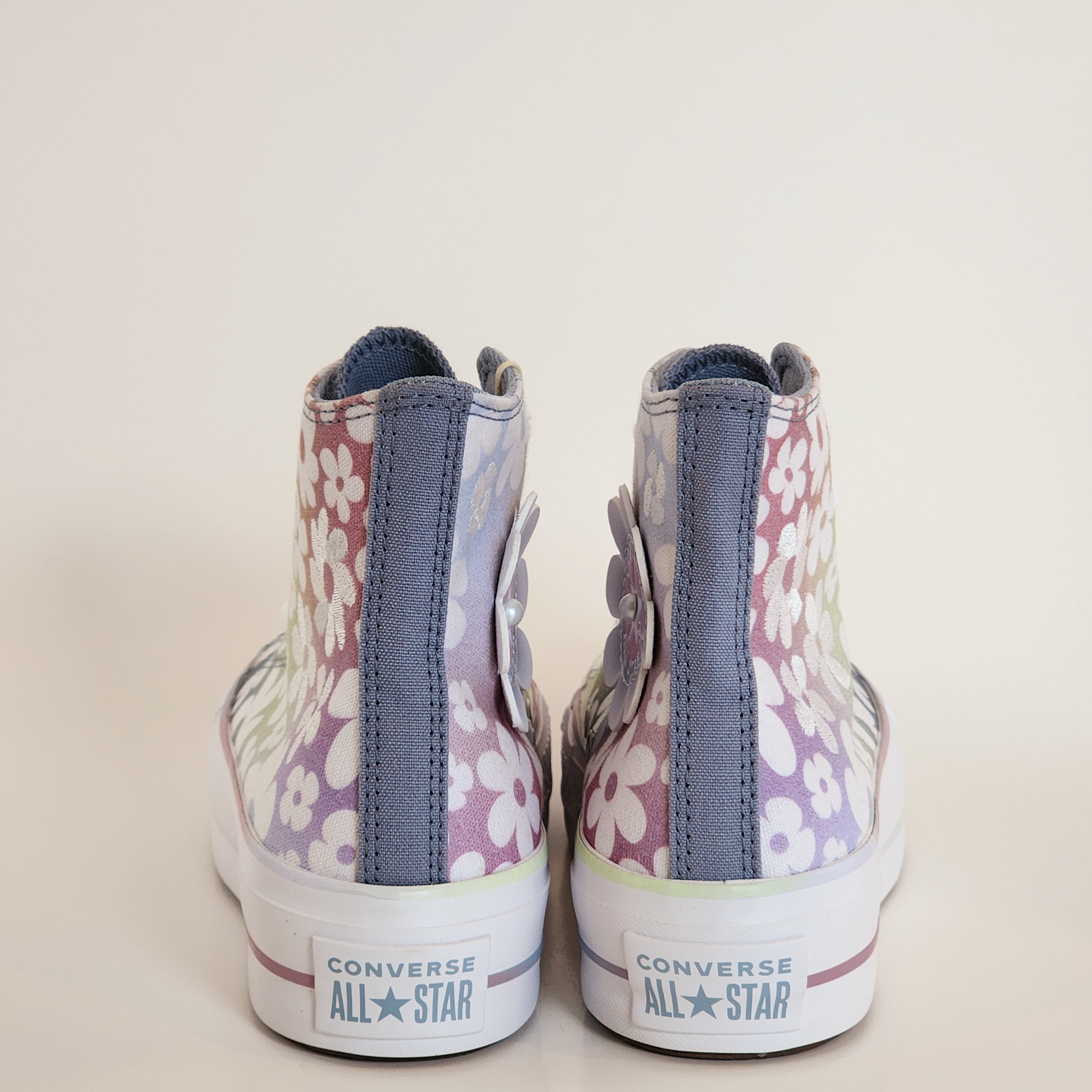 Converse CTAS Lift Hi Gradient Flowers Women's Platform Sneakers A14267C NWT