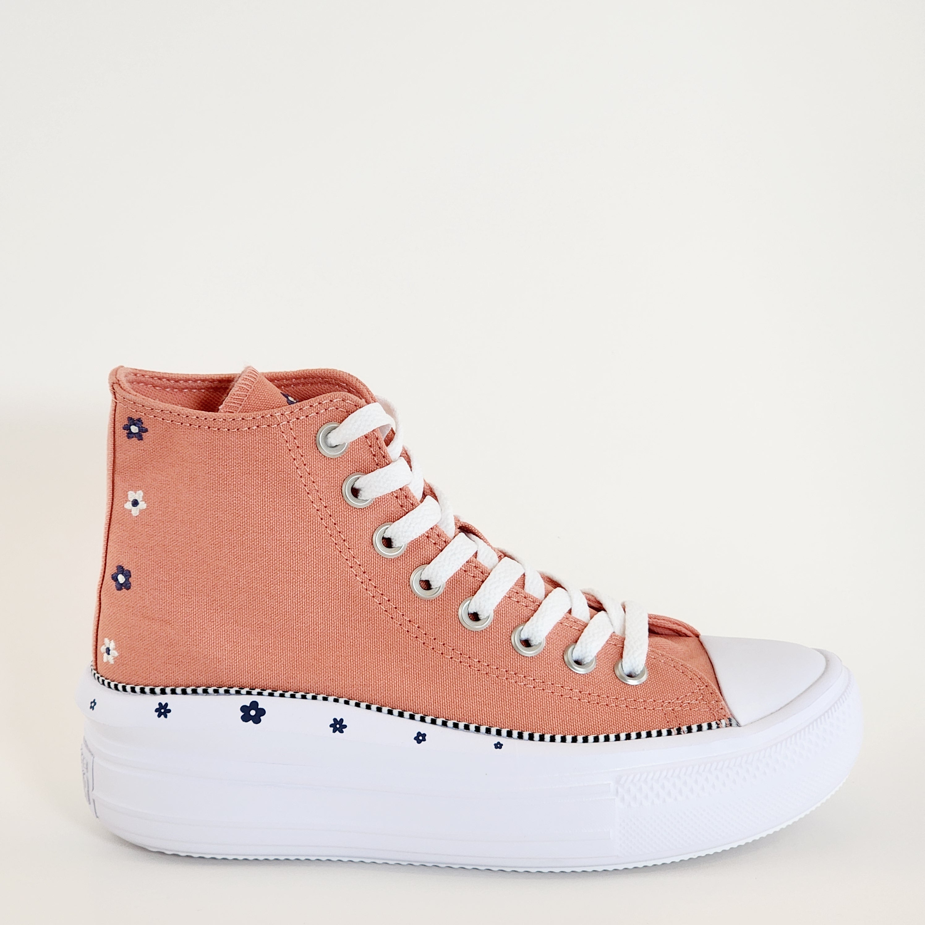 Converse CTAS Move Hi Petite Petals Women's Platform Sneakers A14266C NWT