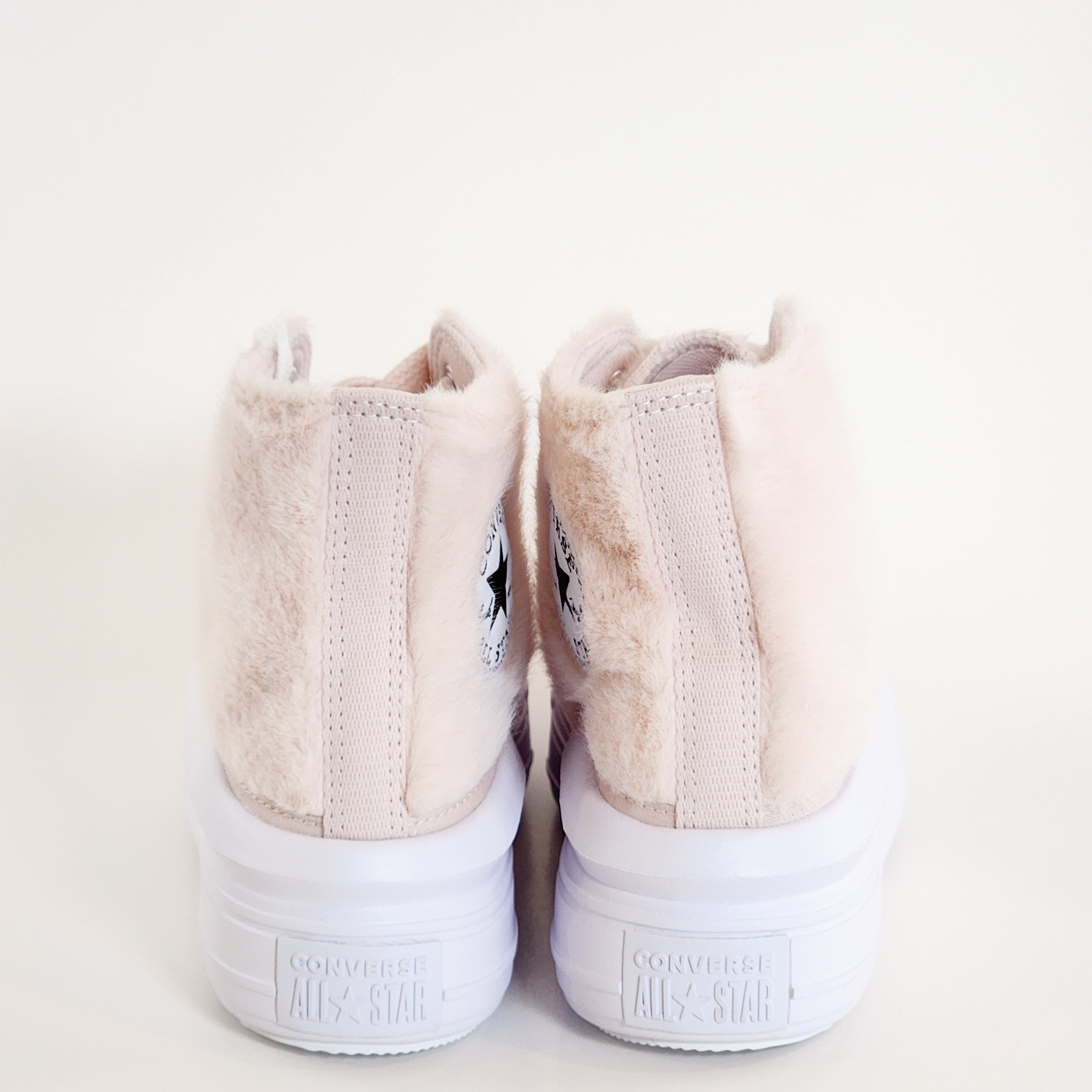 Converse CTAS Move Hi Faux Fur Women's Platform Sneakers A13383C NWT