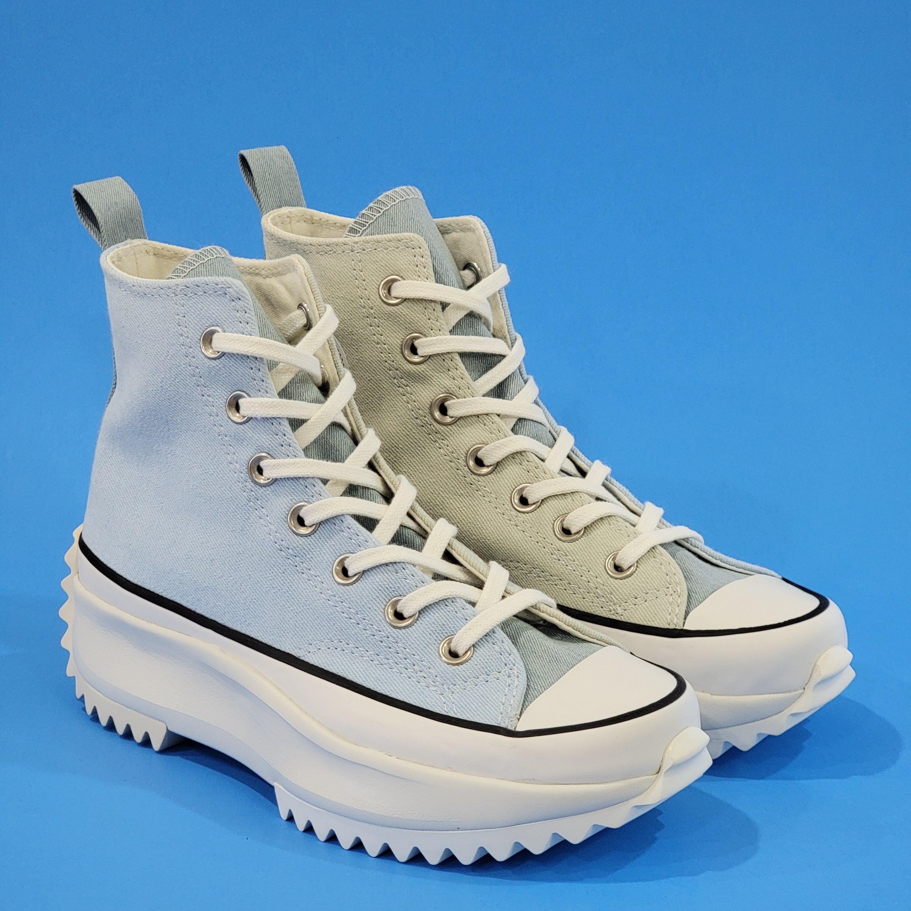 Converse Run Star Hike High 'Summer Denim' Platform Sneakers 171894C NWT