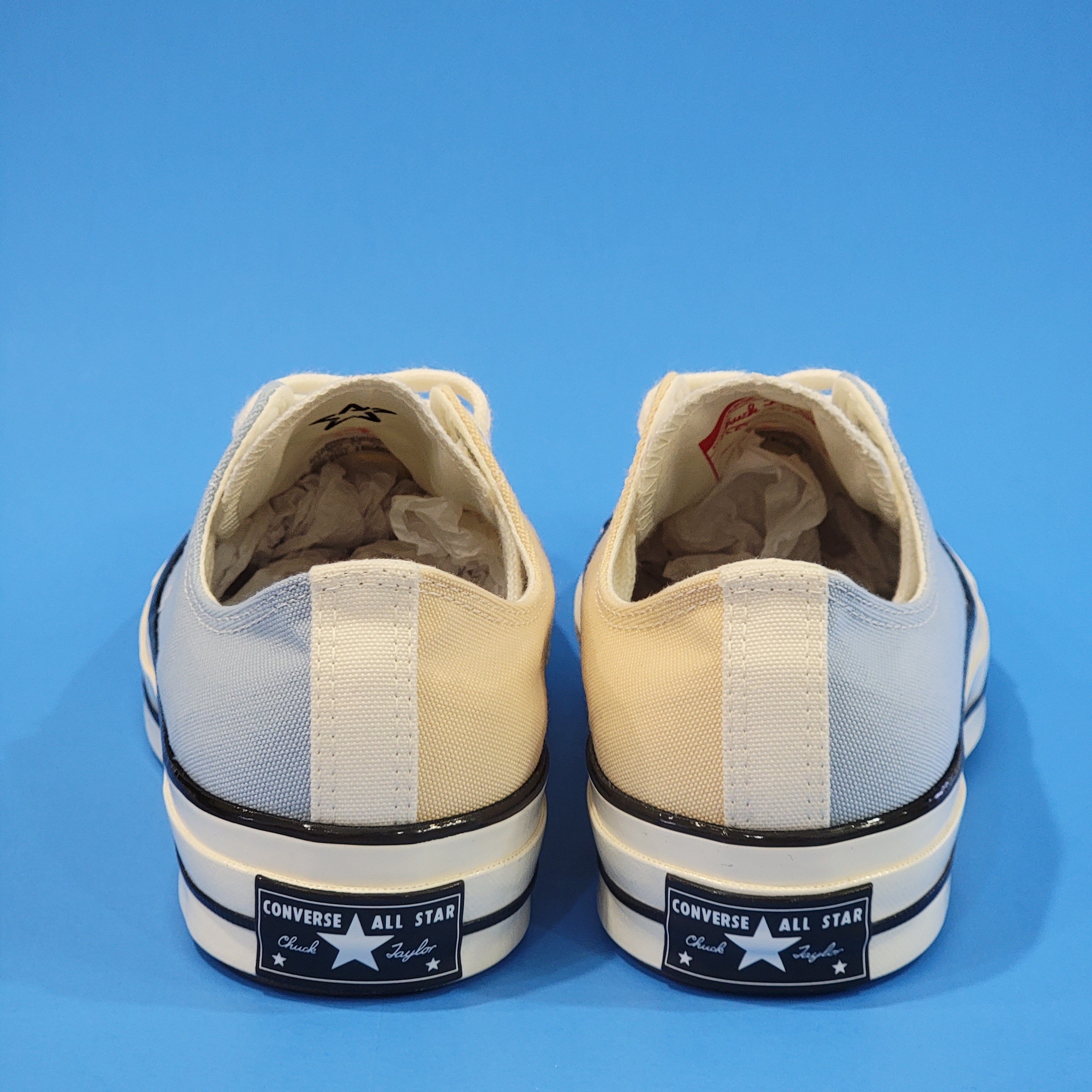 Converse Chuck 70 Low Top Classic Blue Yellow Sneakers NWT