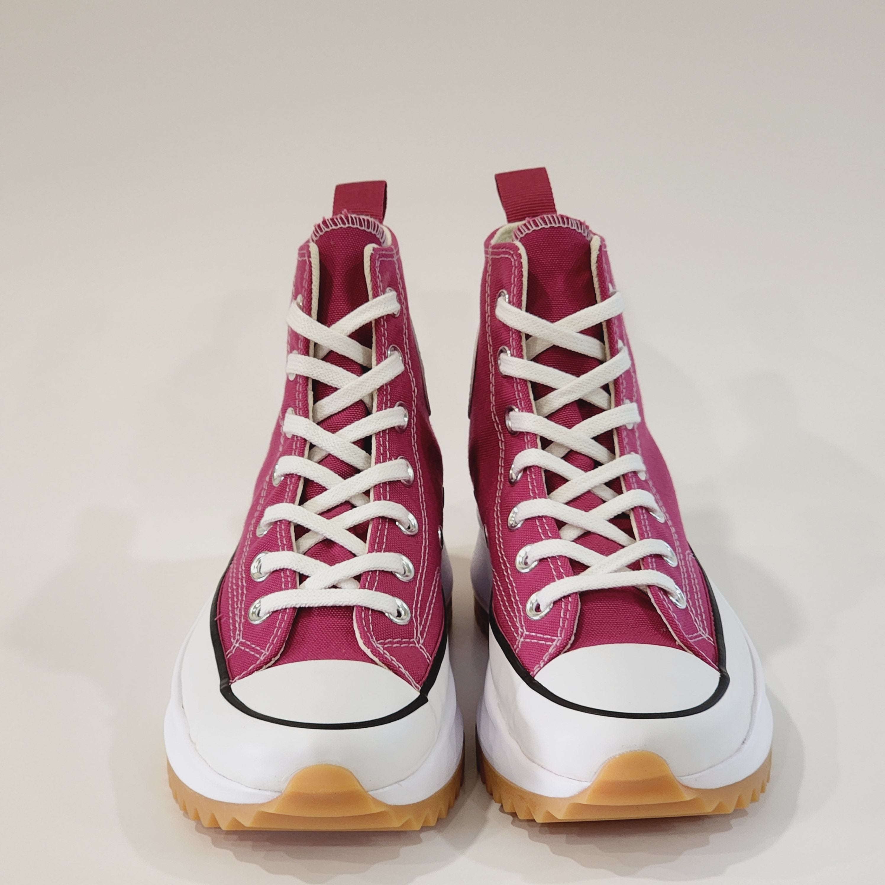 Converse Run Star Hike Hi 'Midnight Hibiscus' Pink Platform Sneakers 172362C NWT