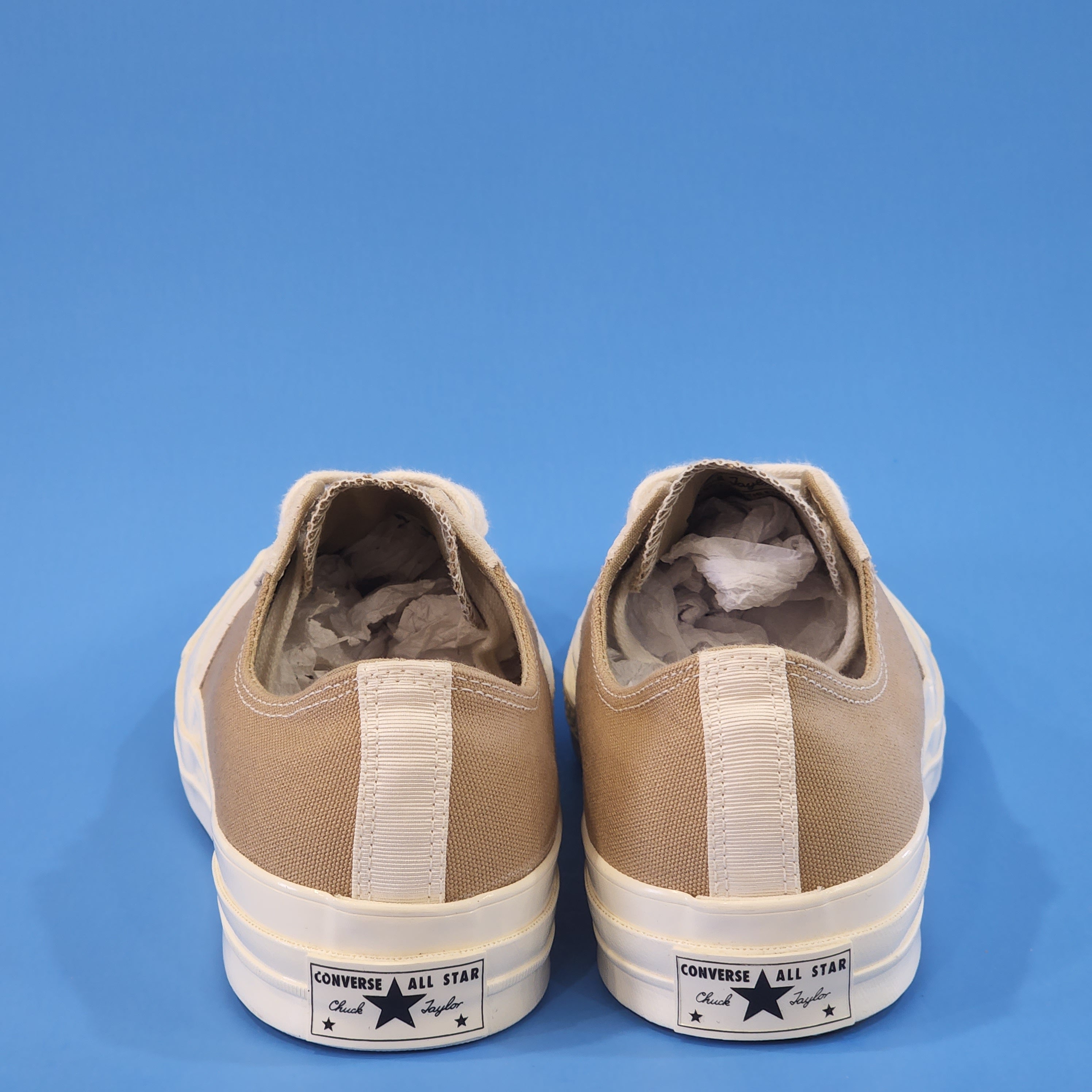 Converse Chuck 70 Low Ox 'Final Club' Nomad Khaki Canvas Sneakers 168608C NWT