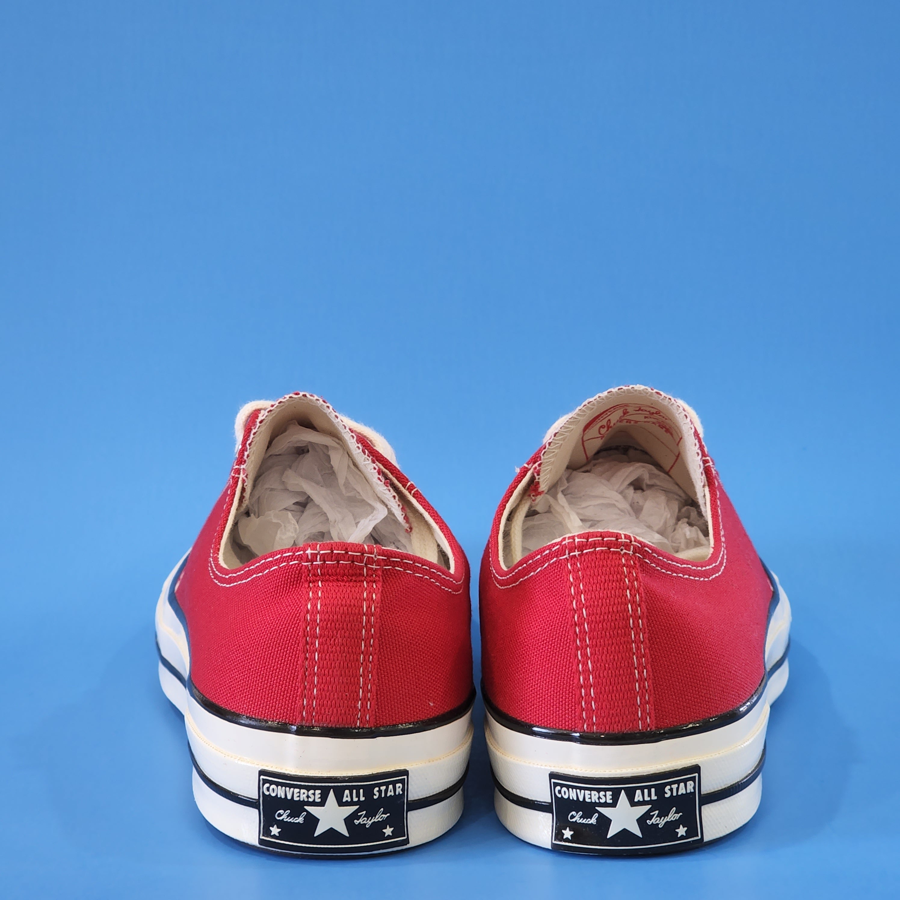 Converse Chuck 70 Low Ox Classic Enamel Red Unisex Sneakers 164949C NWT