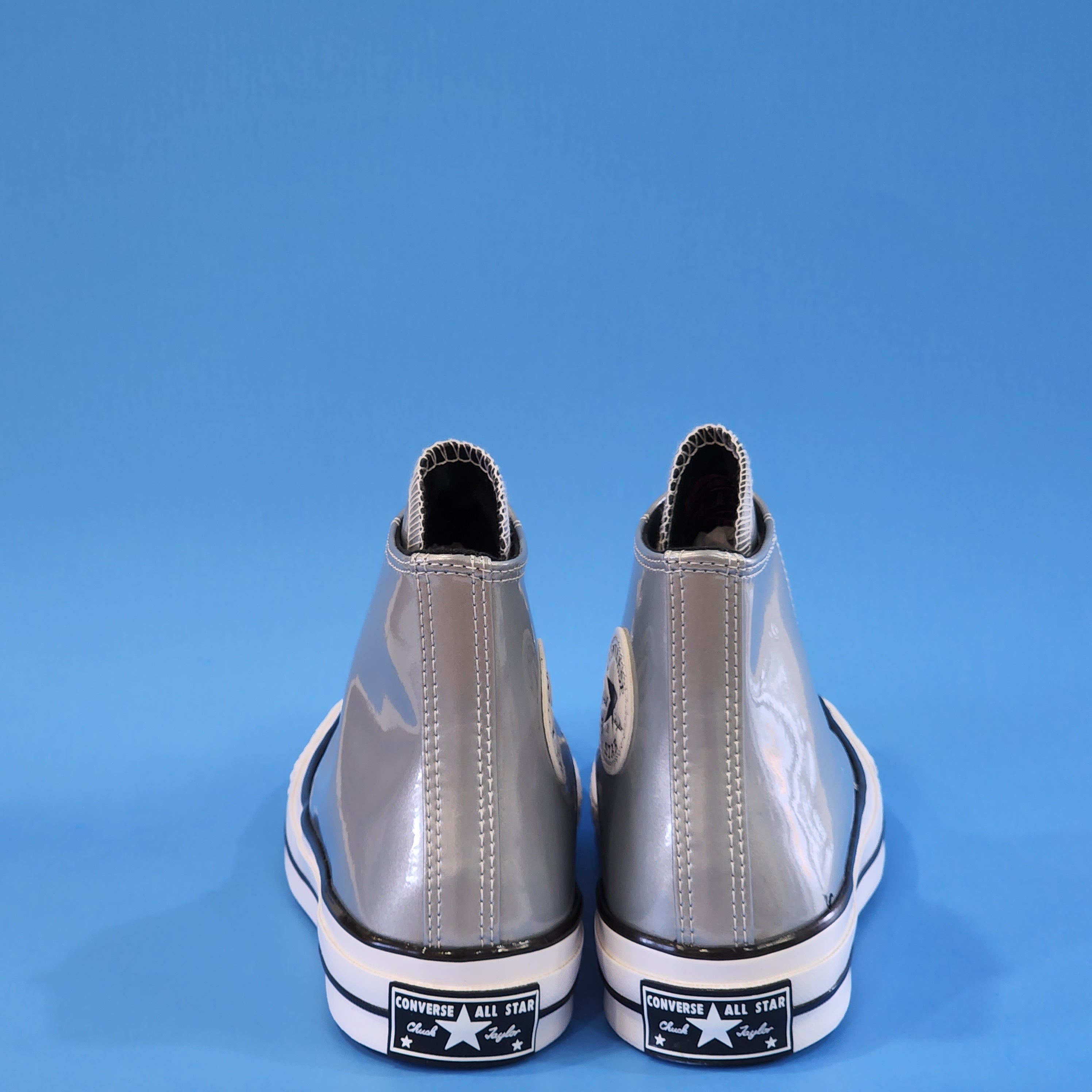 Converse Chuck 70 Hi 'Industrial Glam' Silver Women's Sneakers 568796C NWT