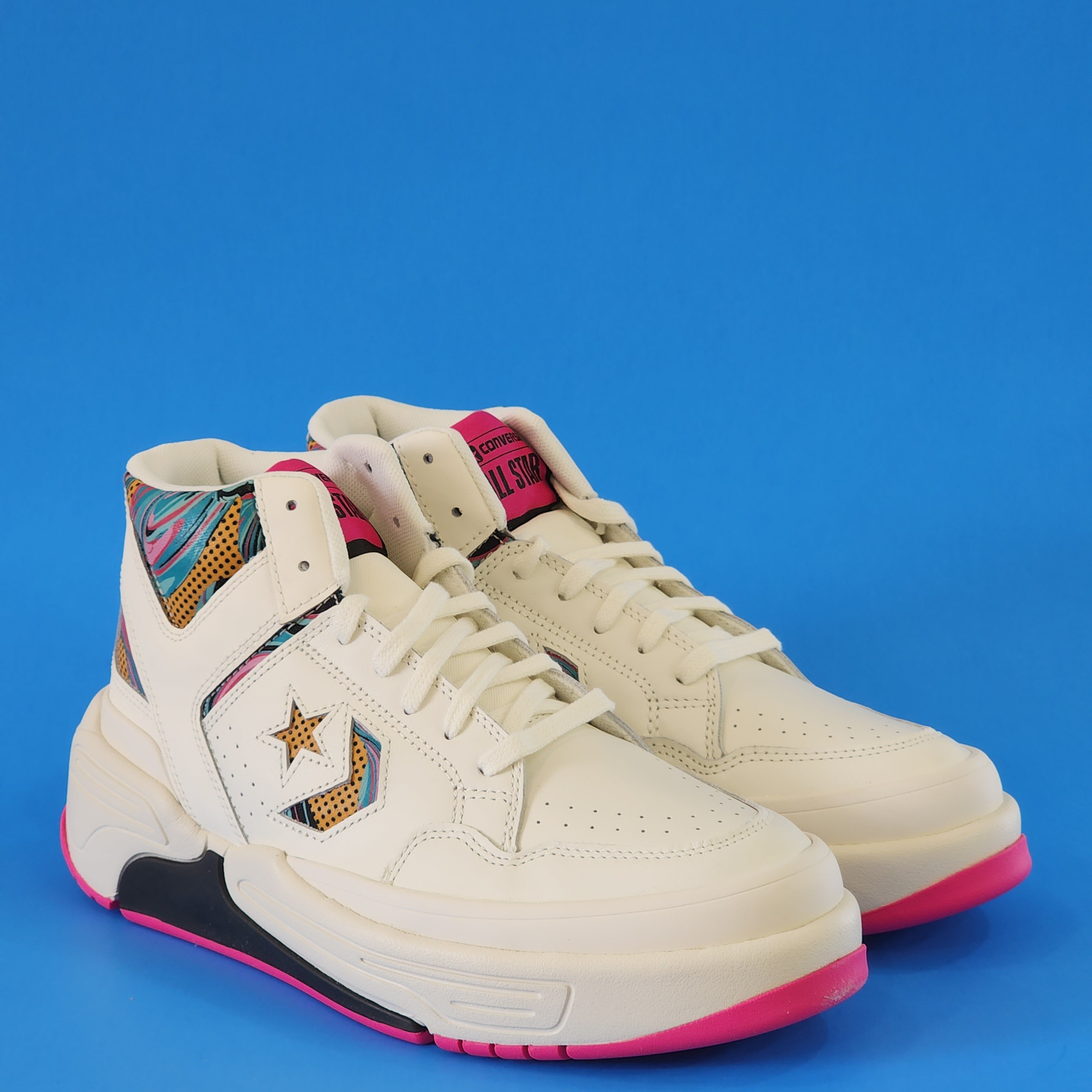 Converse Weapon CX Mid Lifestyle Marbled Throwback Craft Sneakers A00437C NWT