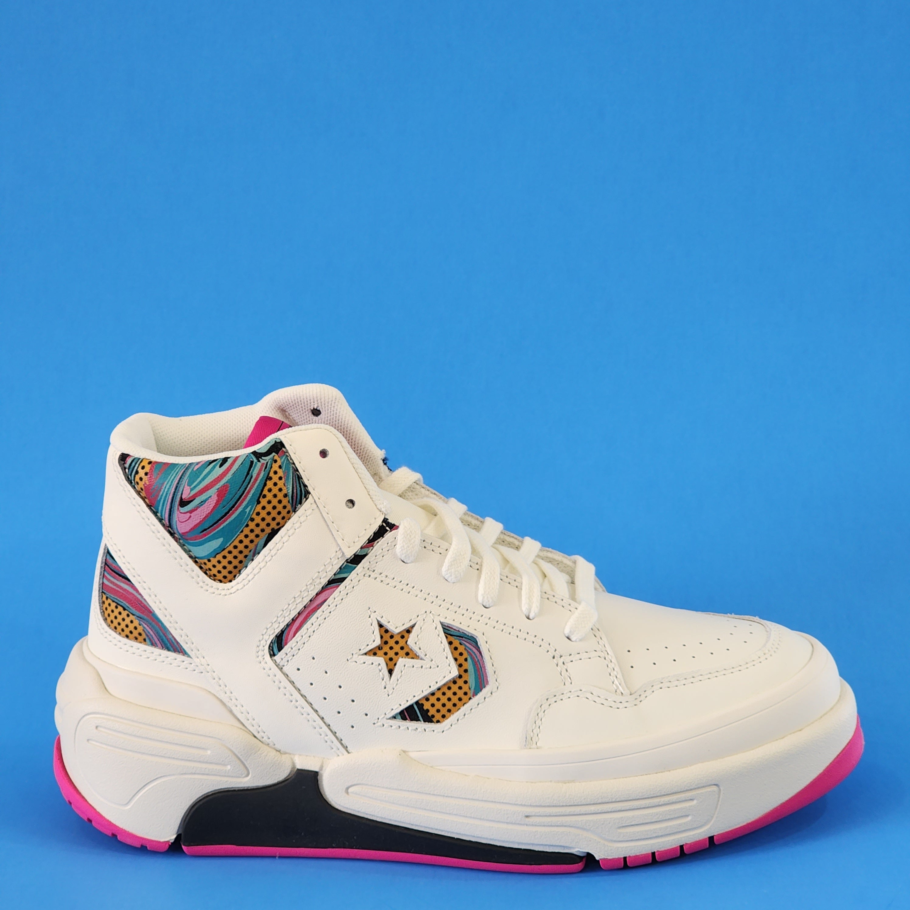 Converse Weapon CX Mid Lifestyle Marbled Throwback Craft Sneakers A00437C NWT