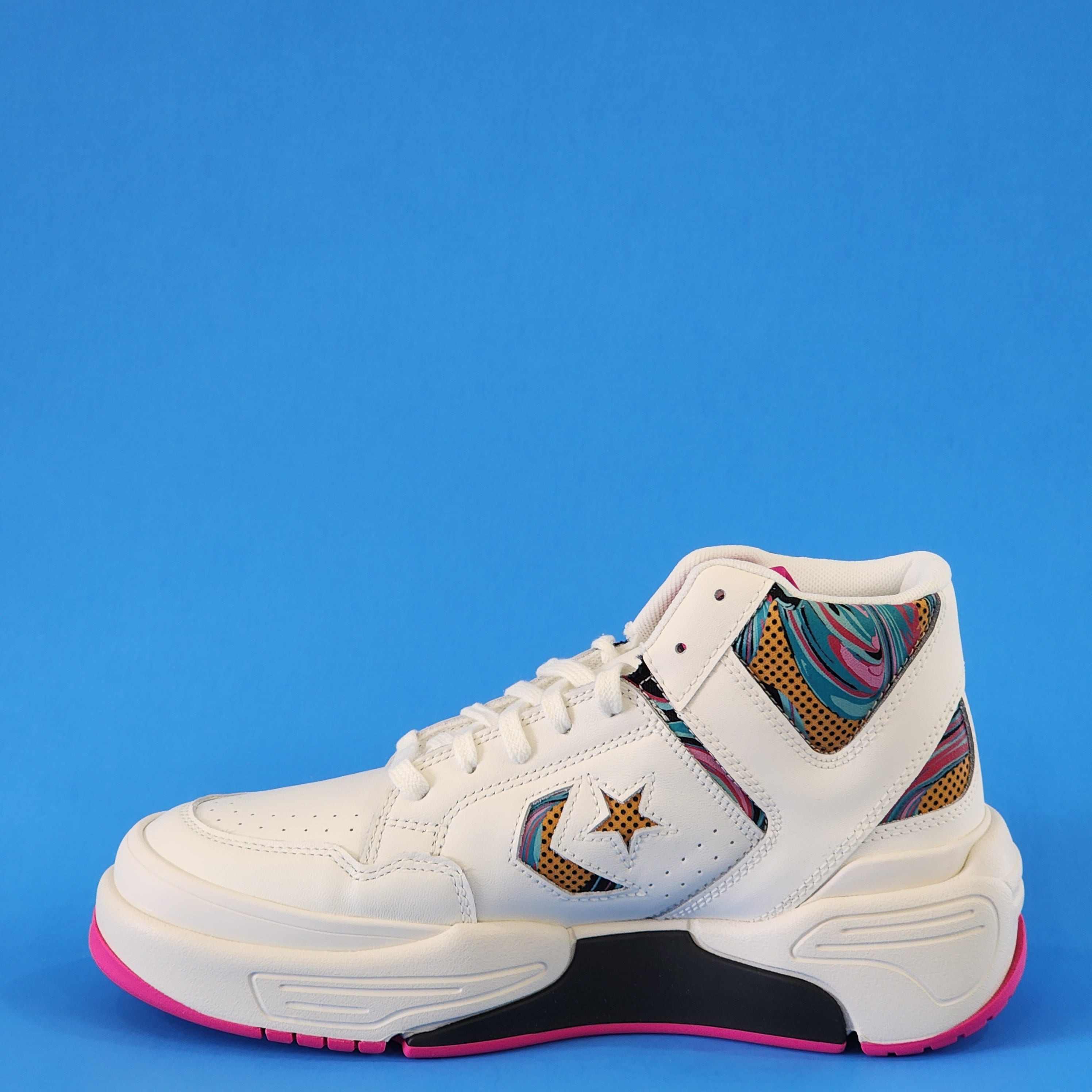 Converse Weapon CX Mid Lifestyle Marbled Throwback Craft Sneakers A00437C NWT