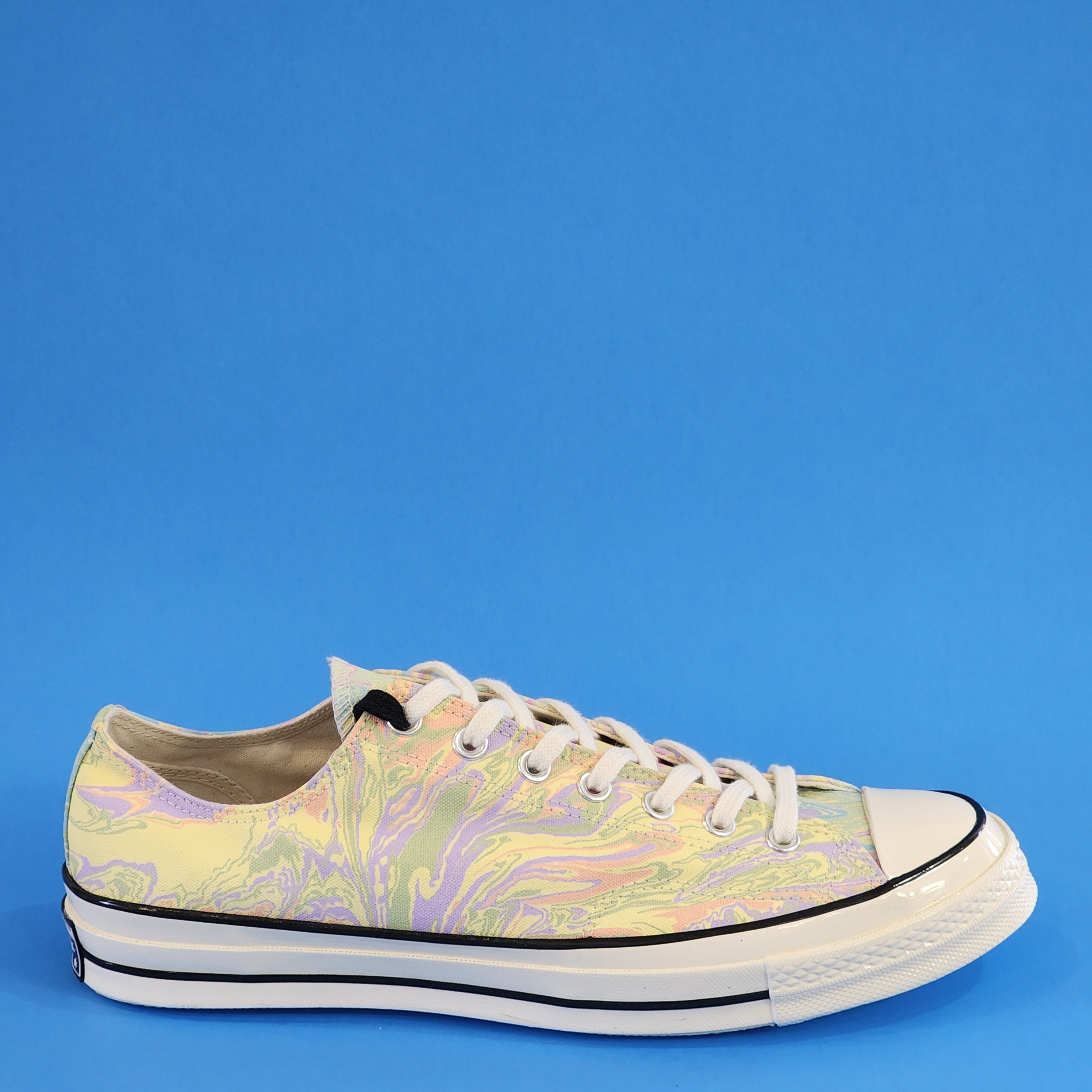 Converse Chuck 70 Low Ox Multicolor Marble Canvas Unisex Sneakers 167374C NWT
