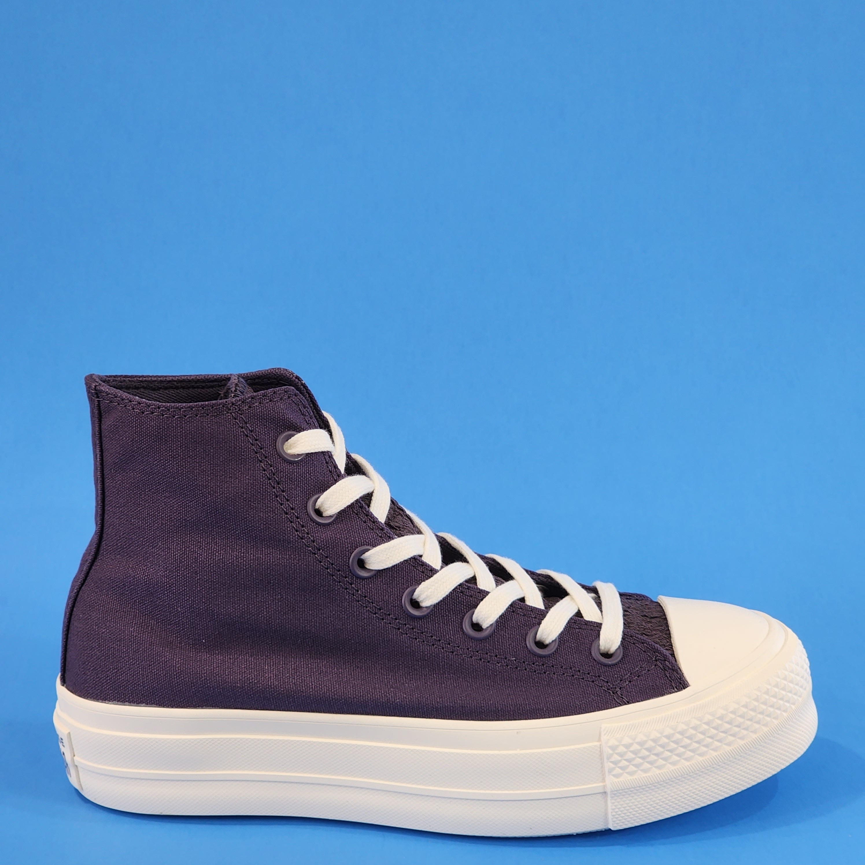 Converse CTAS Hi Lift Jacquard Camo 'Dark Raisin' Platform Sneakers A00887C NWT