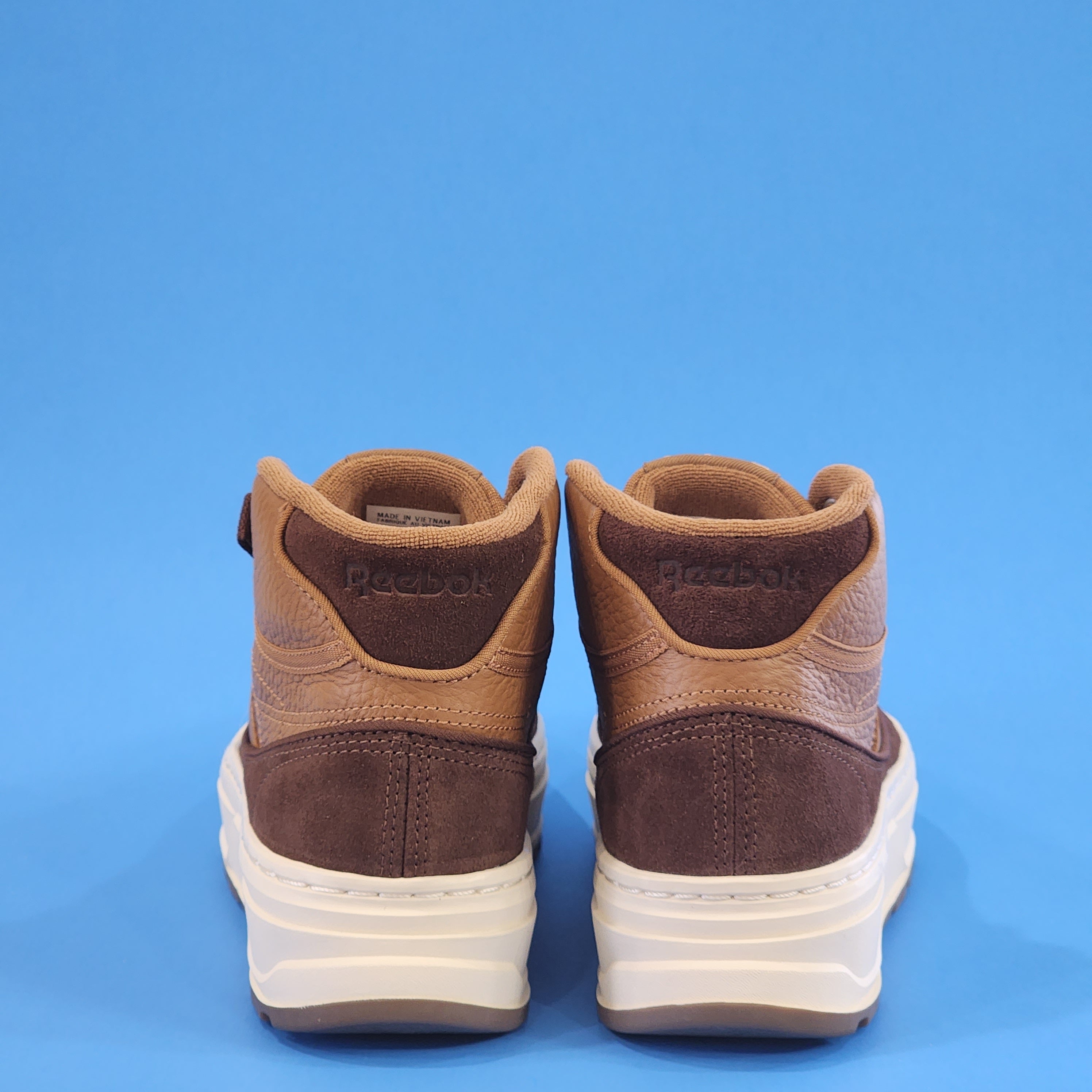 Reebok Club C Geo Mid Wild Brown Luxe Suede Women's Sneakers GZ2235 NWT