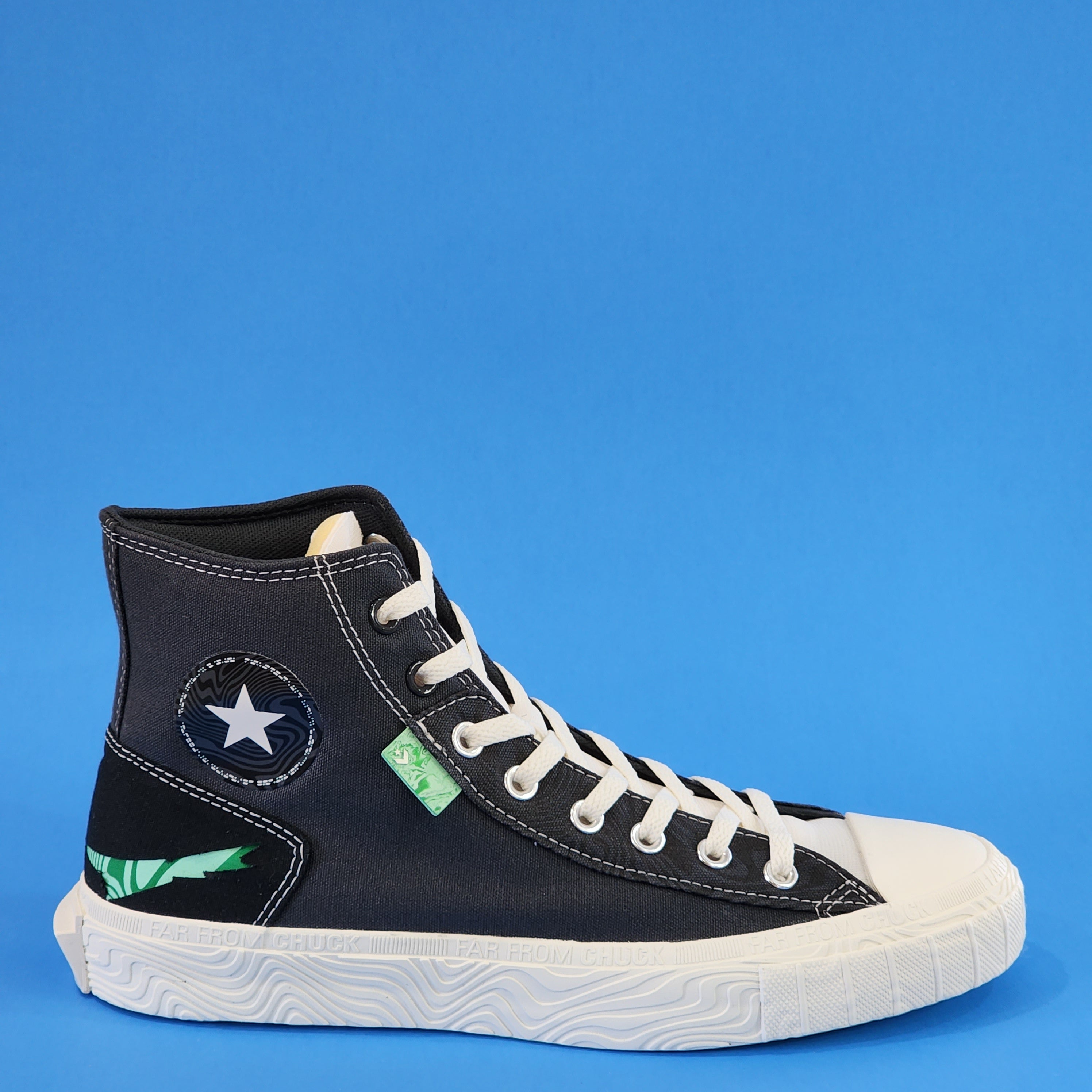 Converse CTAS Hi Tear Away Dark Smoke Grey Canvas Unisex Sneakers A01686C NWT