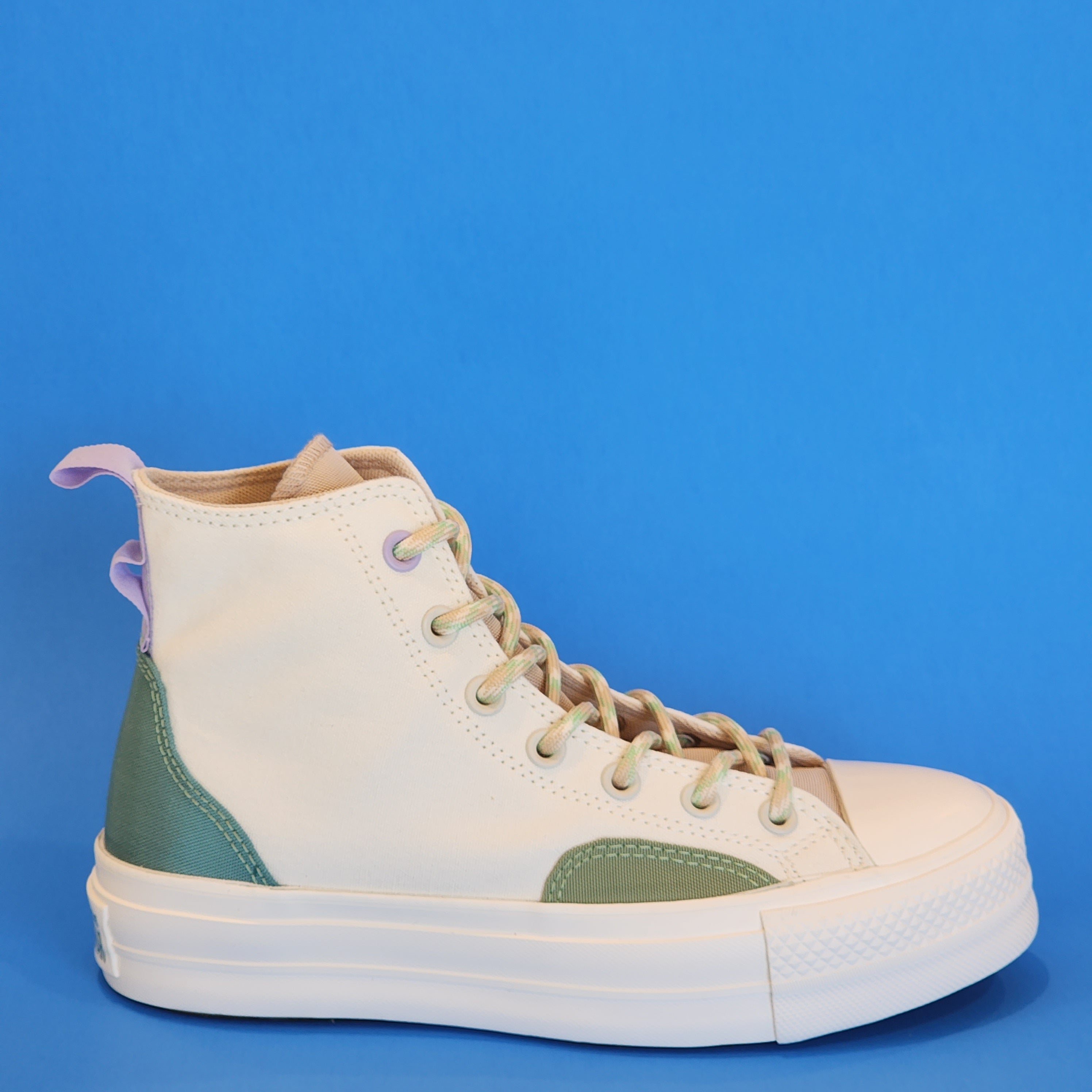 Converse CTAS Hi Lift 'Colorblock Overlay' Women's Platform Sneakers A05127C NWT