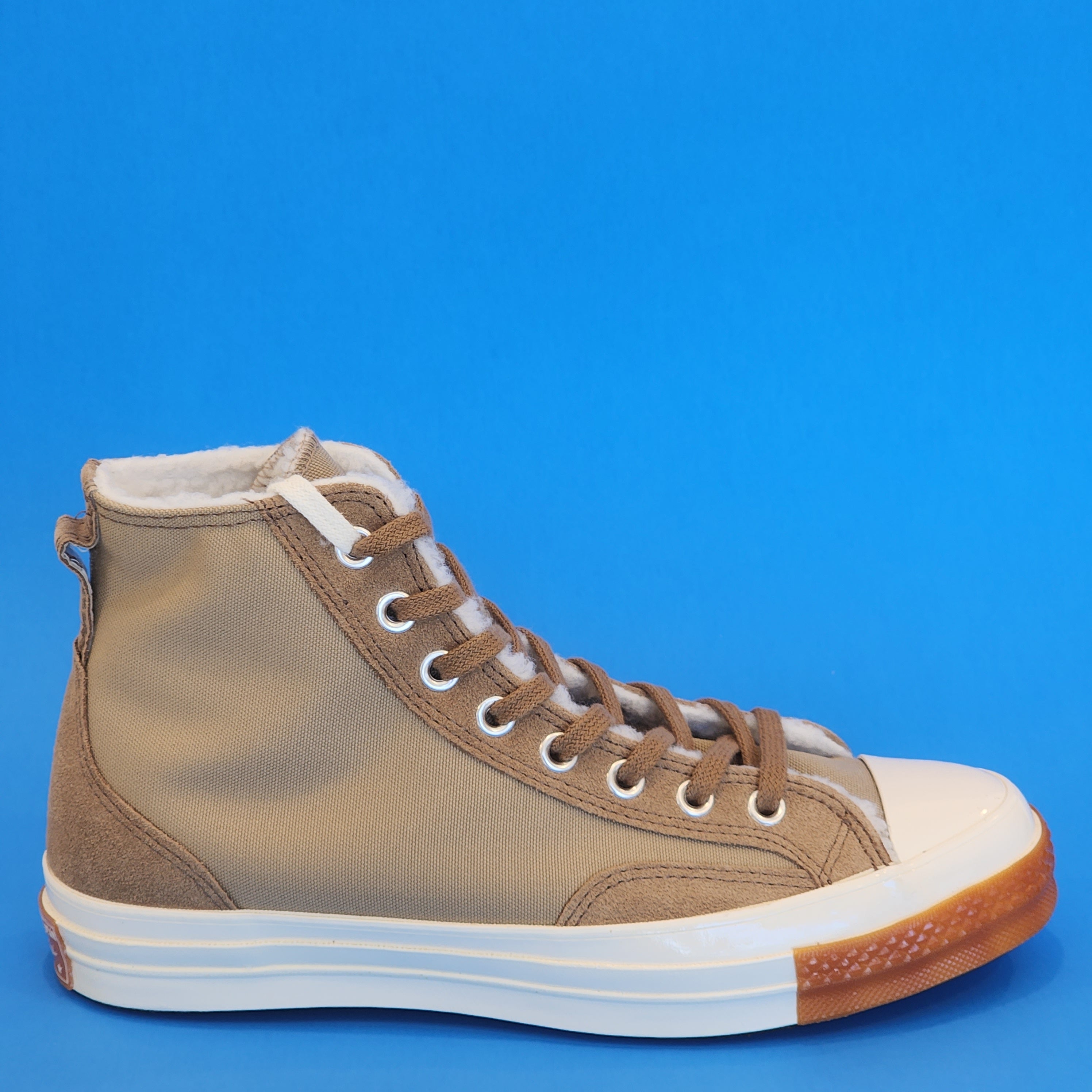 Converse Chuck 70 Hi Lined Colorblock 'Nomad Khaki' Unisex Sneakers A04410C NWT