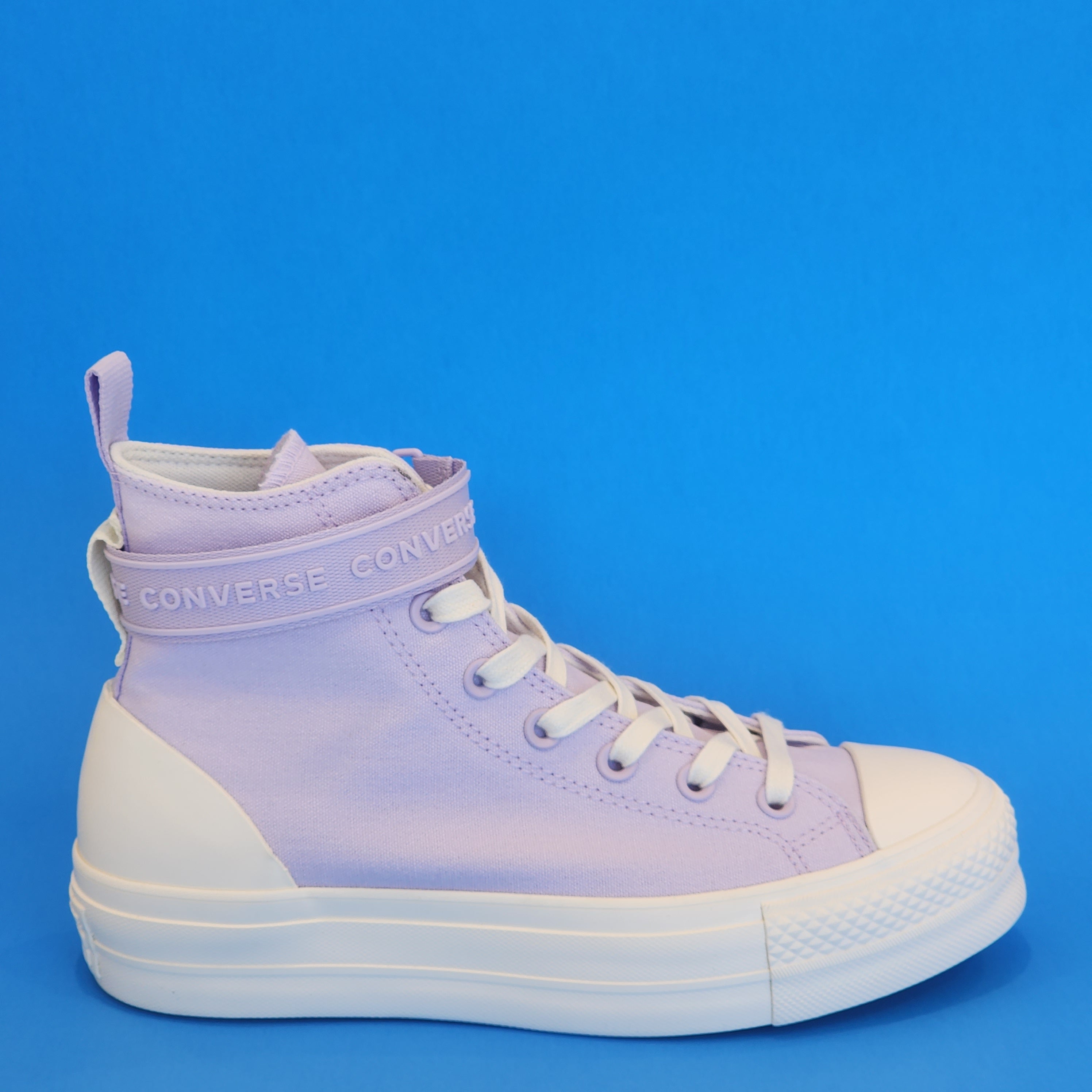 Converse CTAS Hi Lift Utility Strap Violet Women's Platform Sneakers A05170C NWT