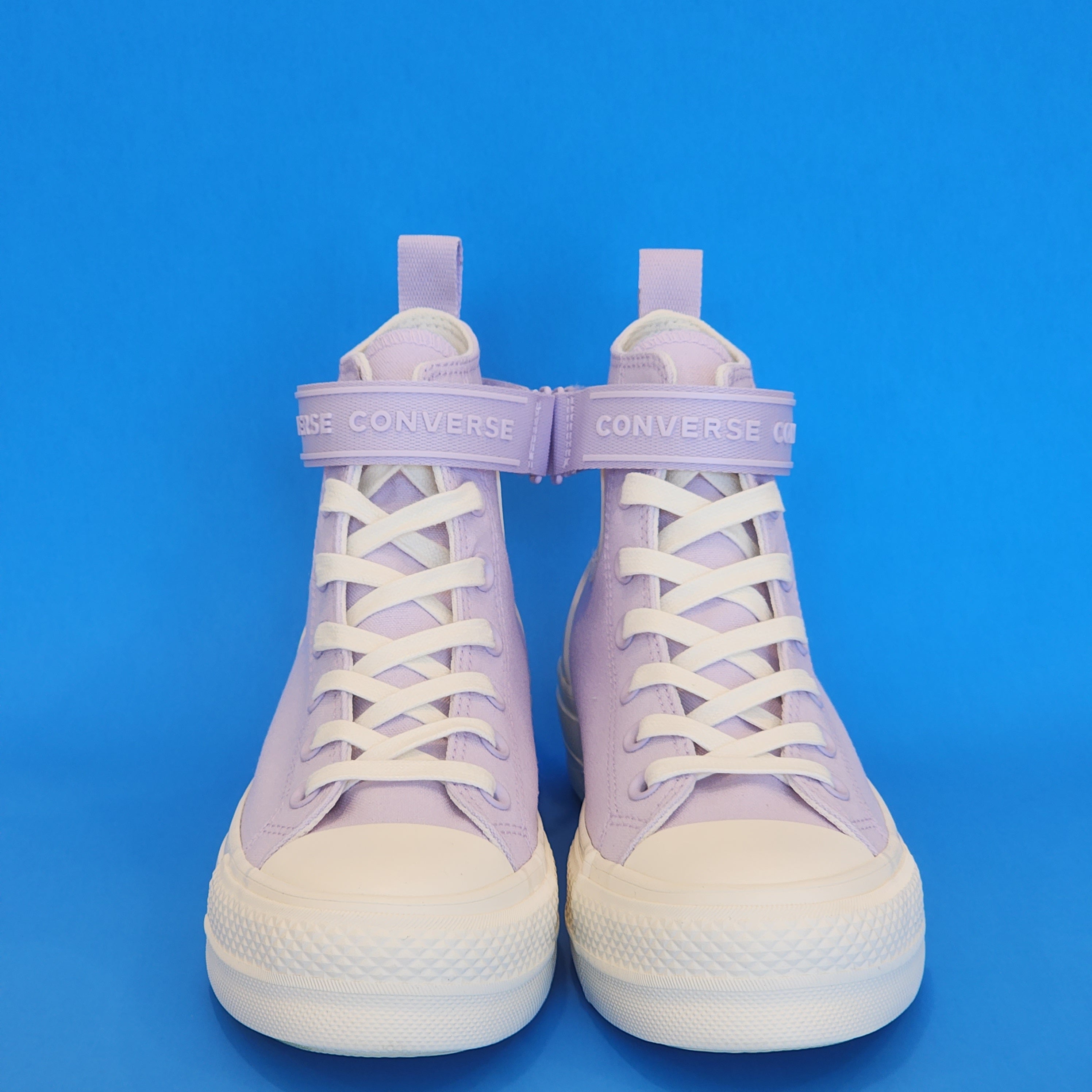 Converse CTAS Hi Lift Utility Strap Violet Women's Platform Sneakers A05170C NWT