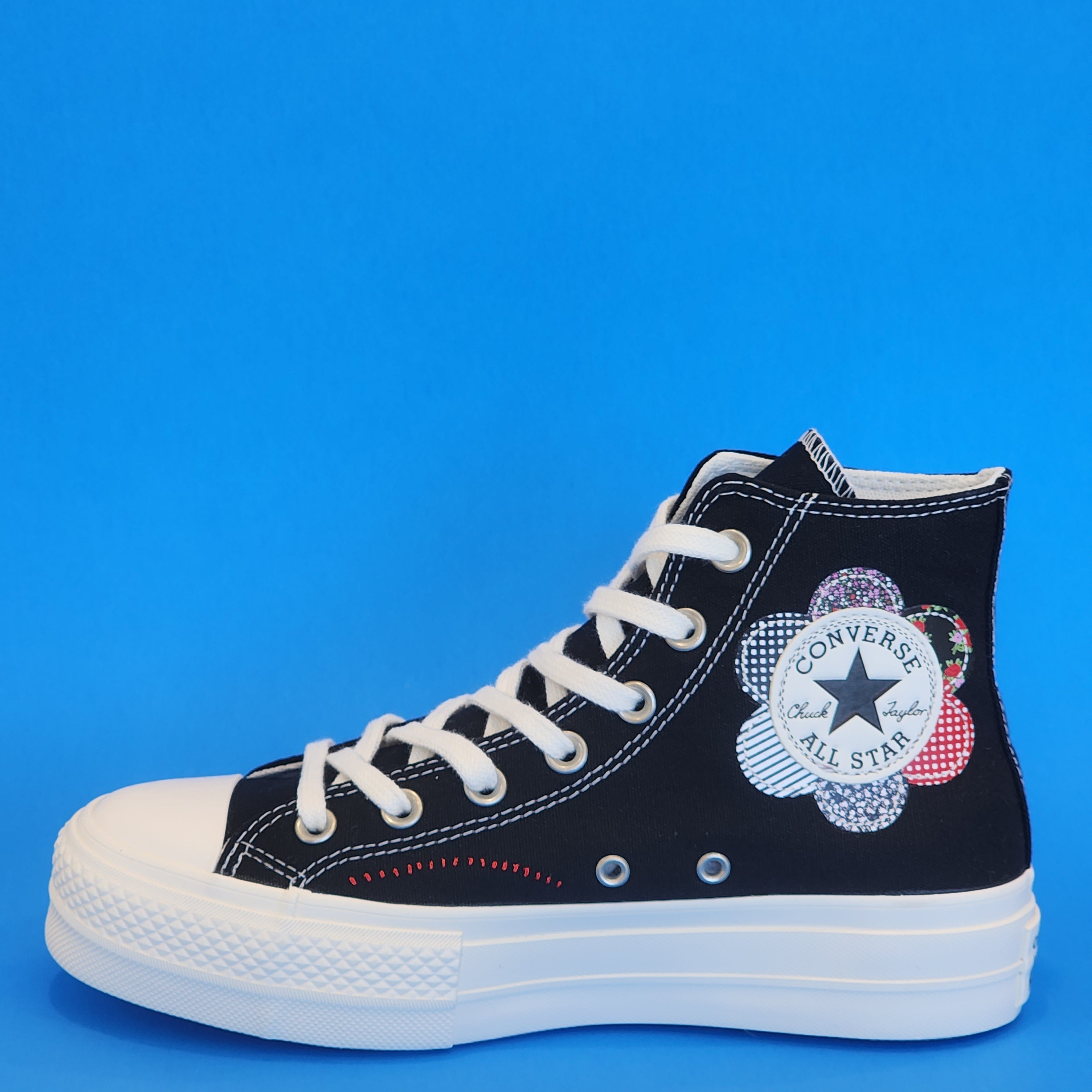 Converse CTAS Hi Lift Crafted Patchwork Women's Platform Sneakers A05194C NWT