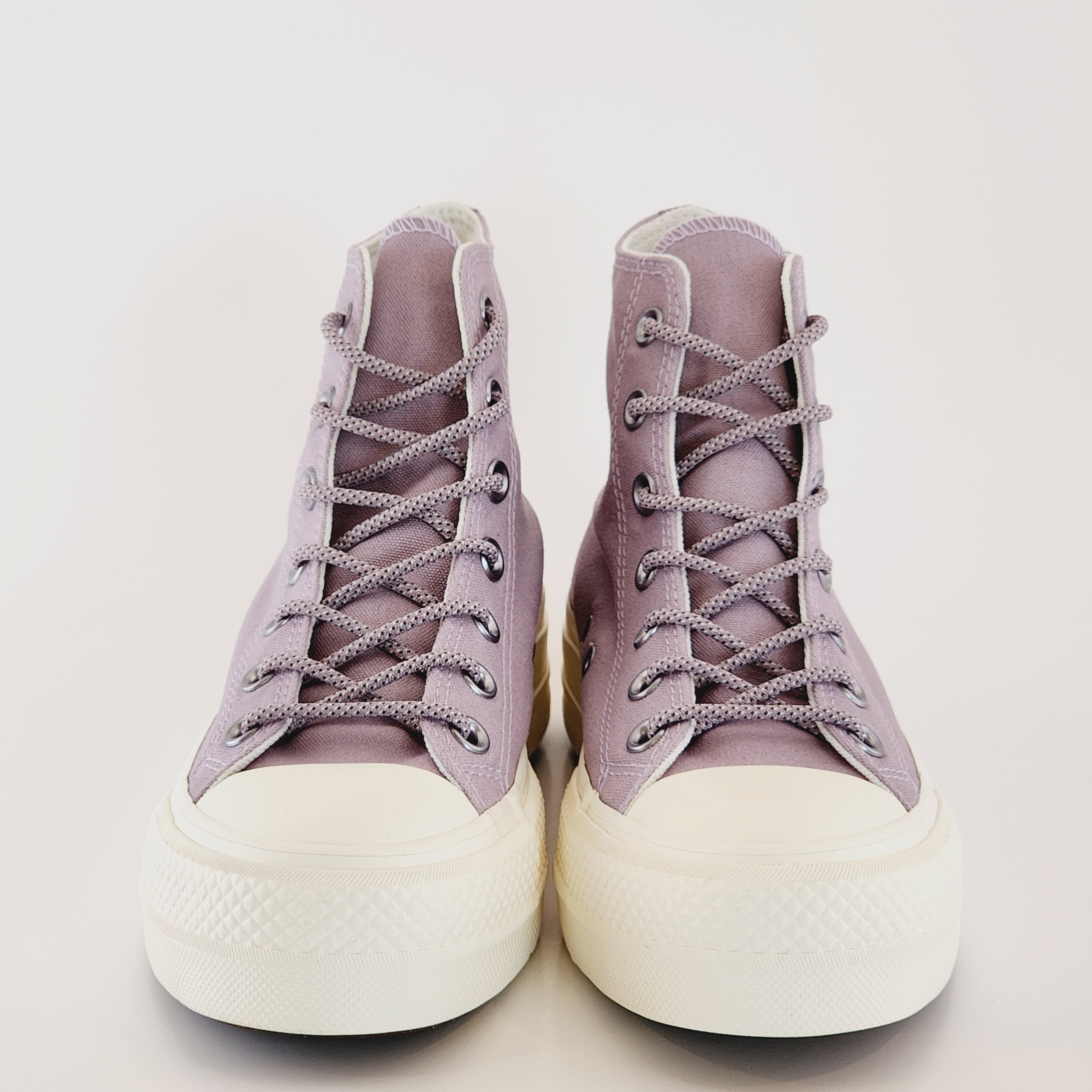 Converse CTAS Hi Lift Lucid Lilac Canvas Women's Platform Sneakers A05014F NWT