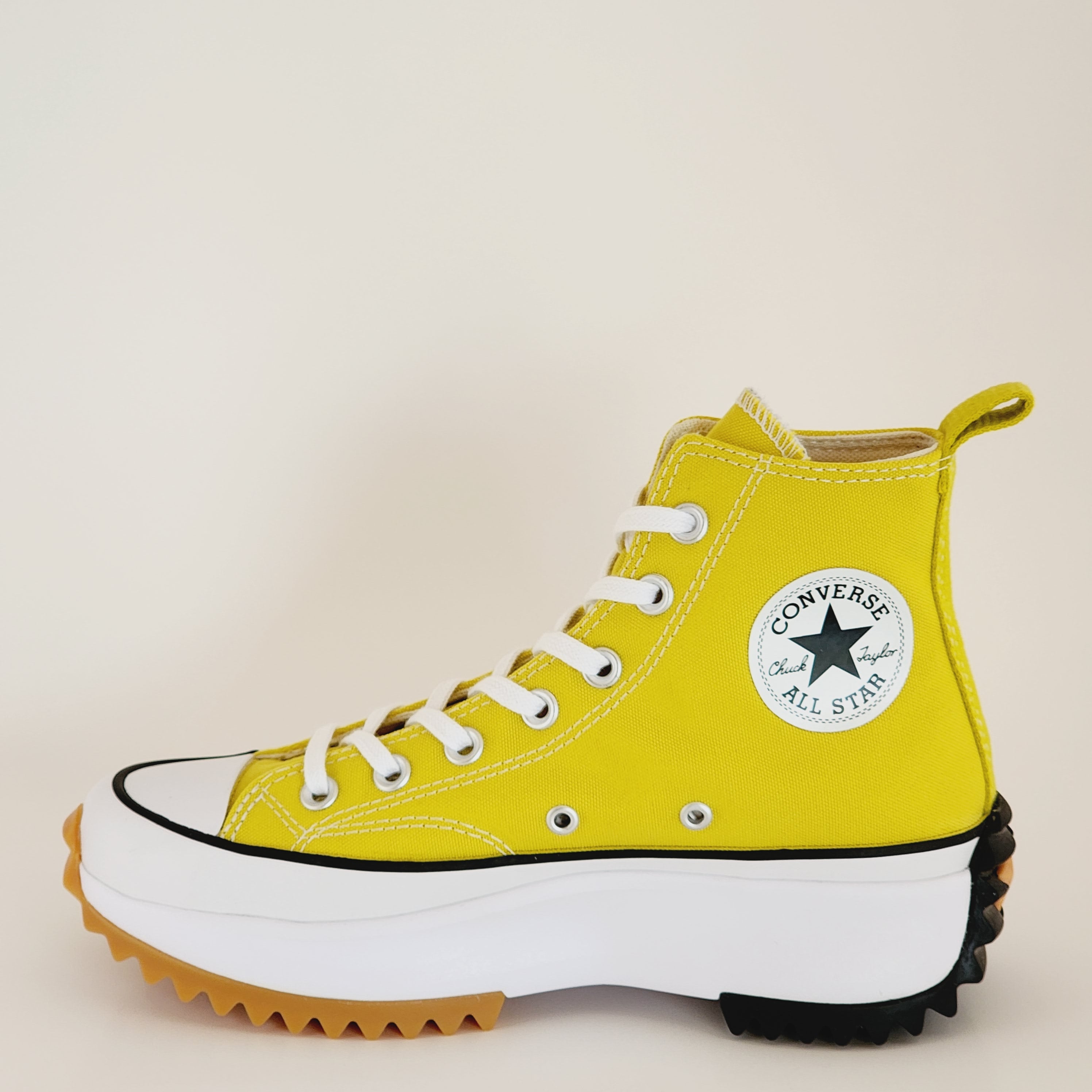 Converse Run Star Hike Hi 'Bitter Lemon' Women's Platform Sneakers A01365C NWT