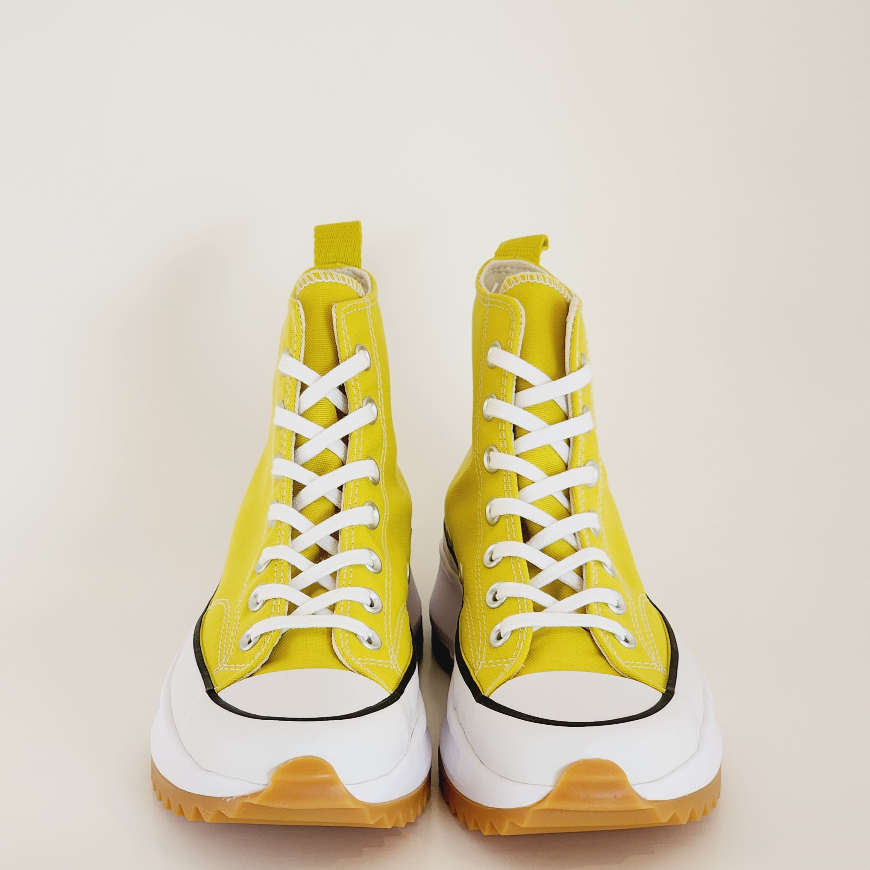 Converse Run Star Hike Hi 'Bitter Lemon' Women's Platform Sneakers A01365C NWT