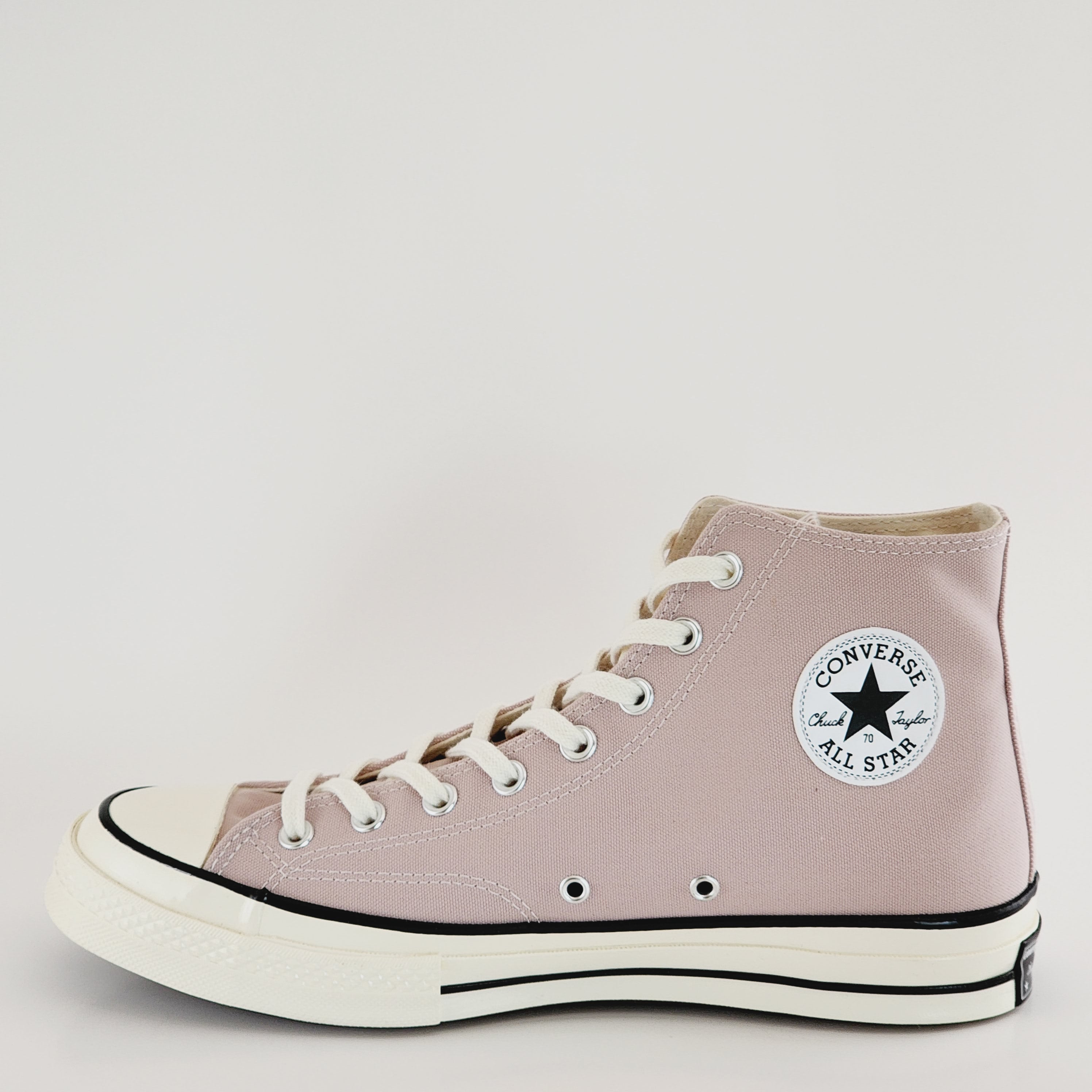 Converse Chuck 70 Hi Stone Mauve/Egret/Black Canvas Unisex Sneakers A00749C NWT