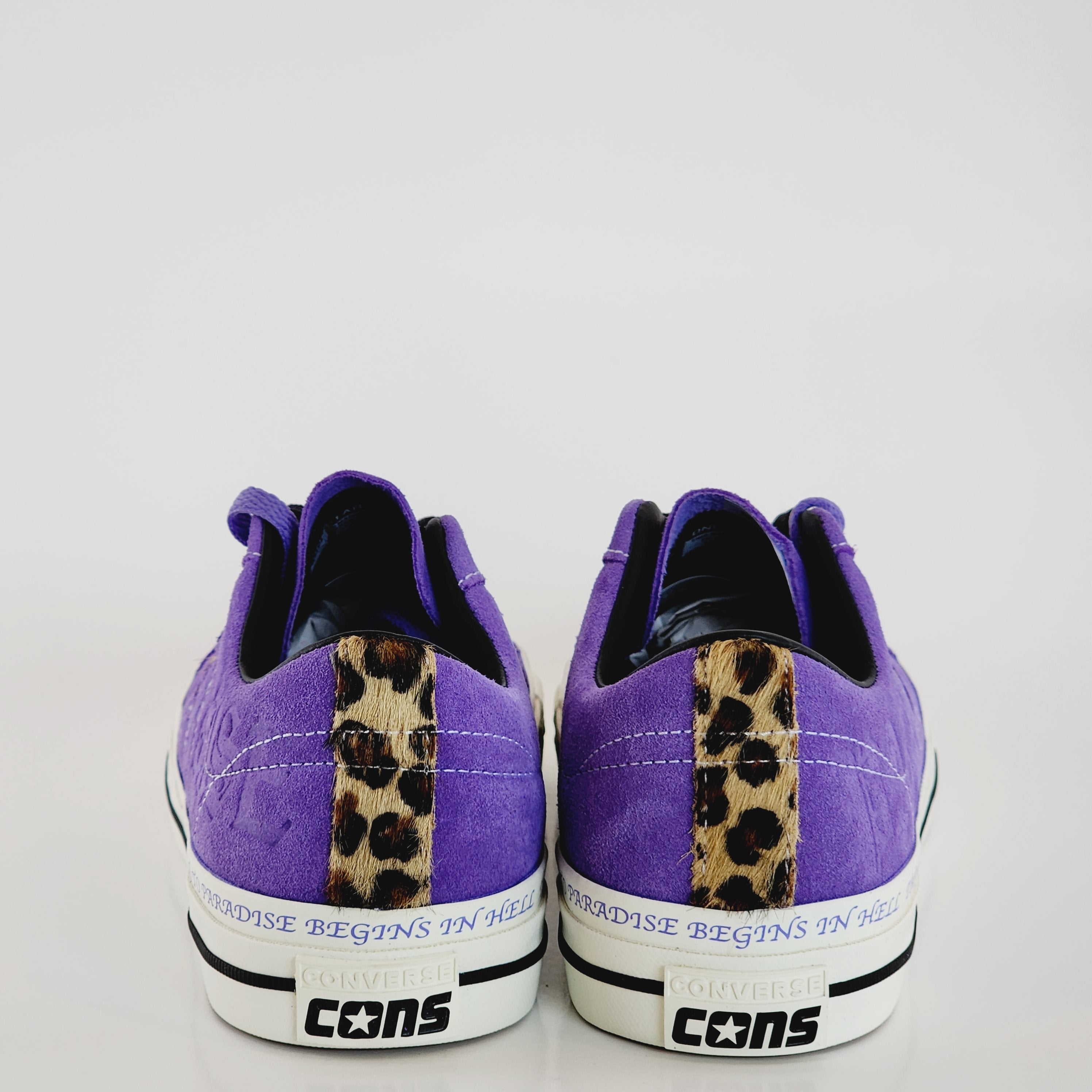 Converse One Star x Sean Pablo 'Leopard Paradise' Skate Sneakers A04371C NWT