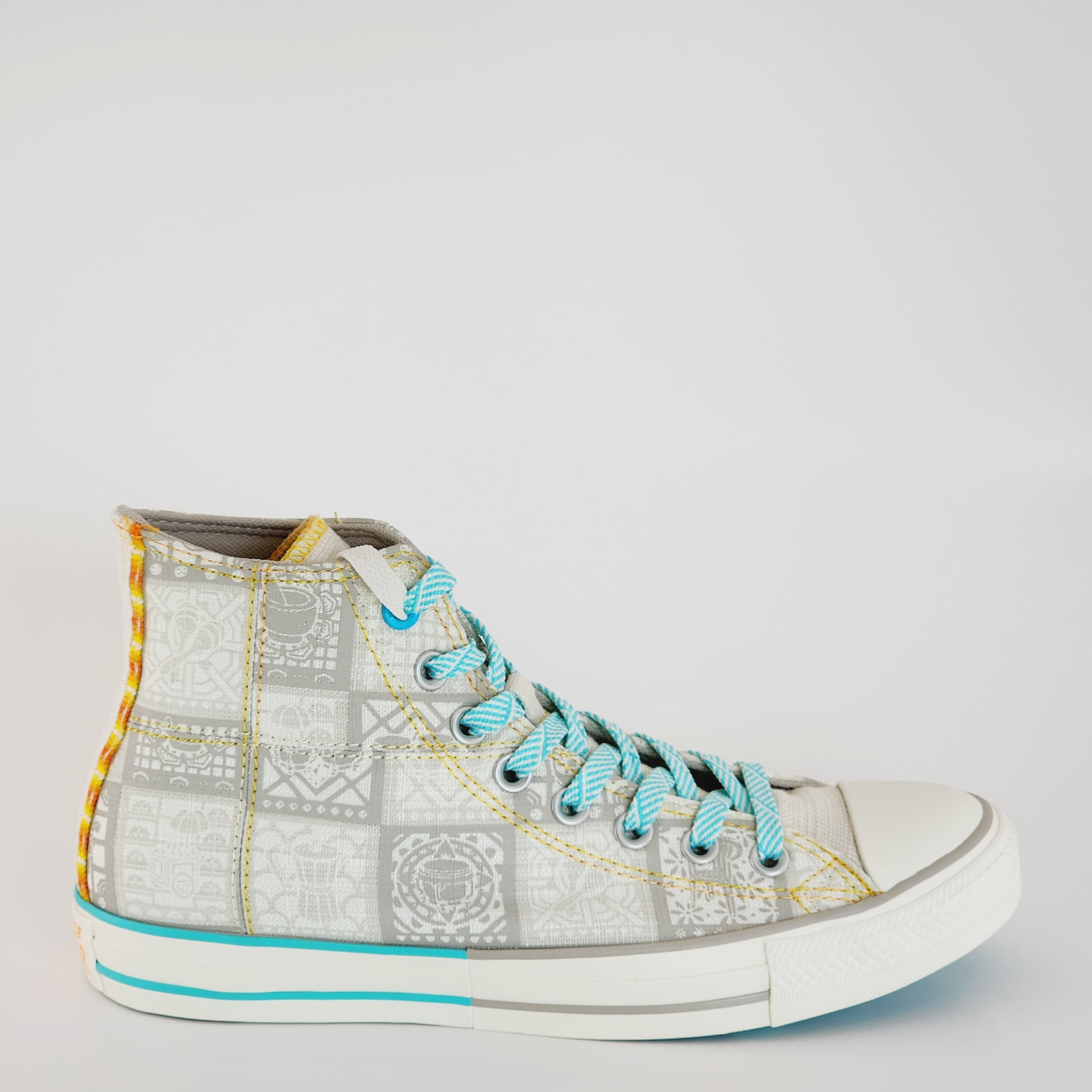 Converse CTAS Hi Mi Gente Egret/Papyrus/Sun Ray Unisex Sneakers A03692C NWT