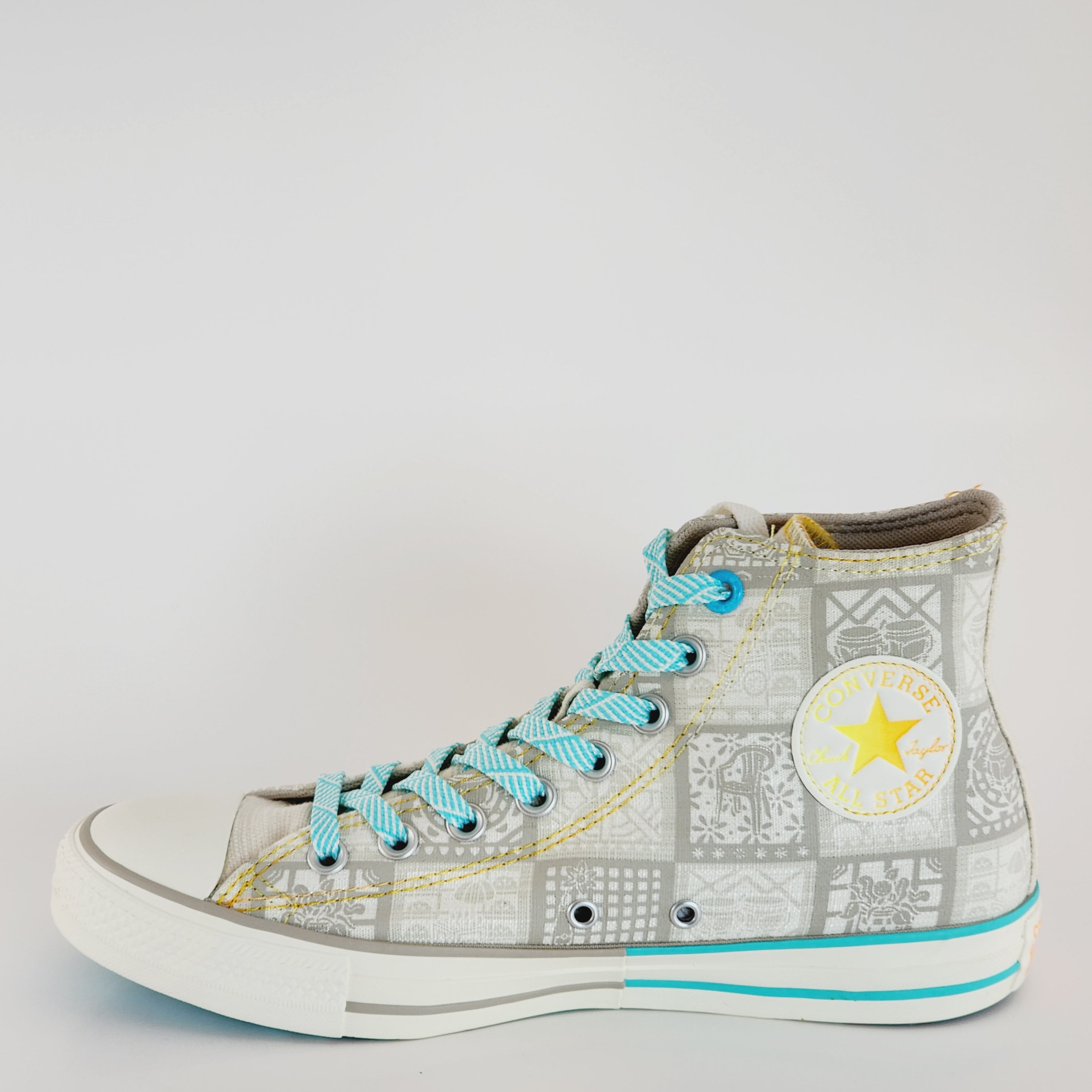 Converse CTAS Hi Mi Gente Egret/Papyrus/Sun Ray Unisex Sneakers A03692C NWT