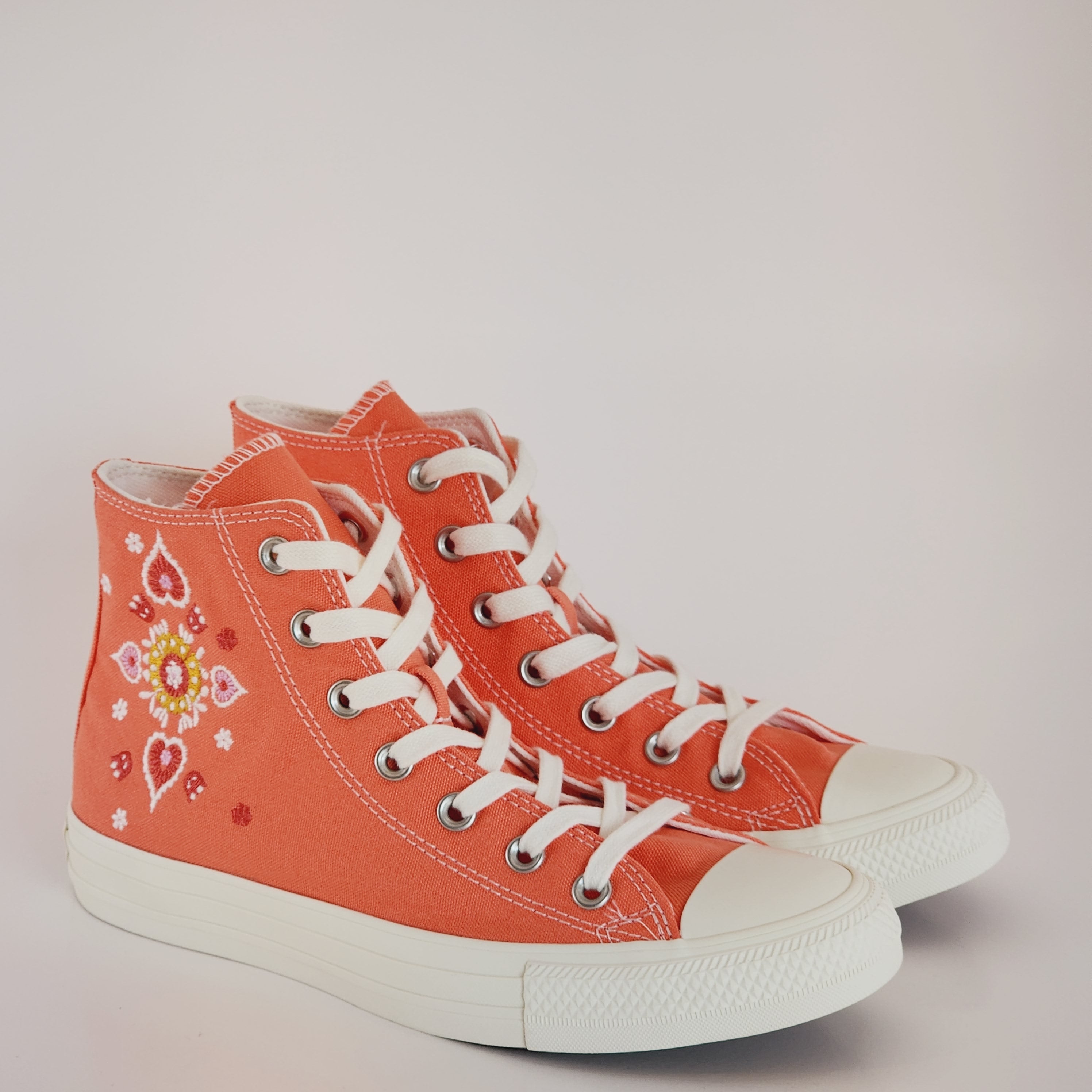 Converse CTAS Hi Bright Madder/Egret/Black Women's Sneakers A02203F NWT