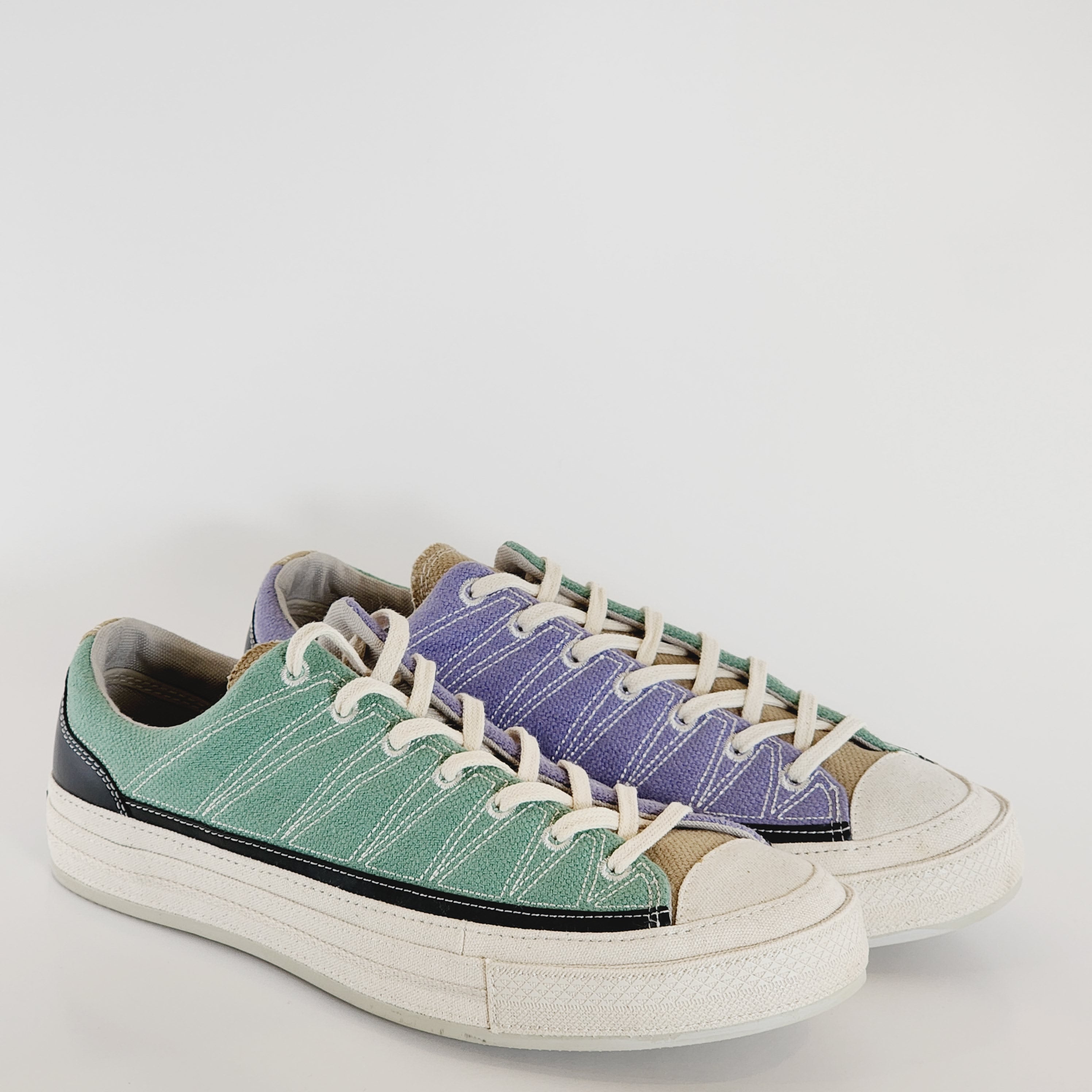 Converse Chuck 70 Low Ox Cozy Granola Cool Sage/Slate Lilac Sneakers 171549C NWT