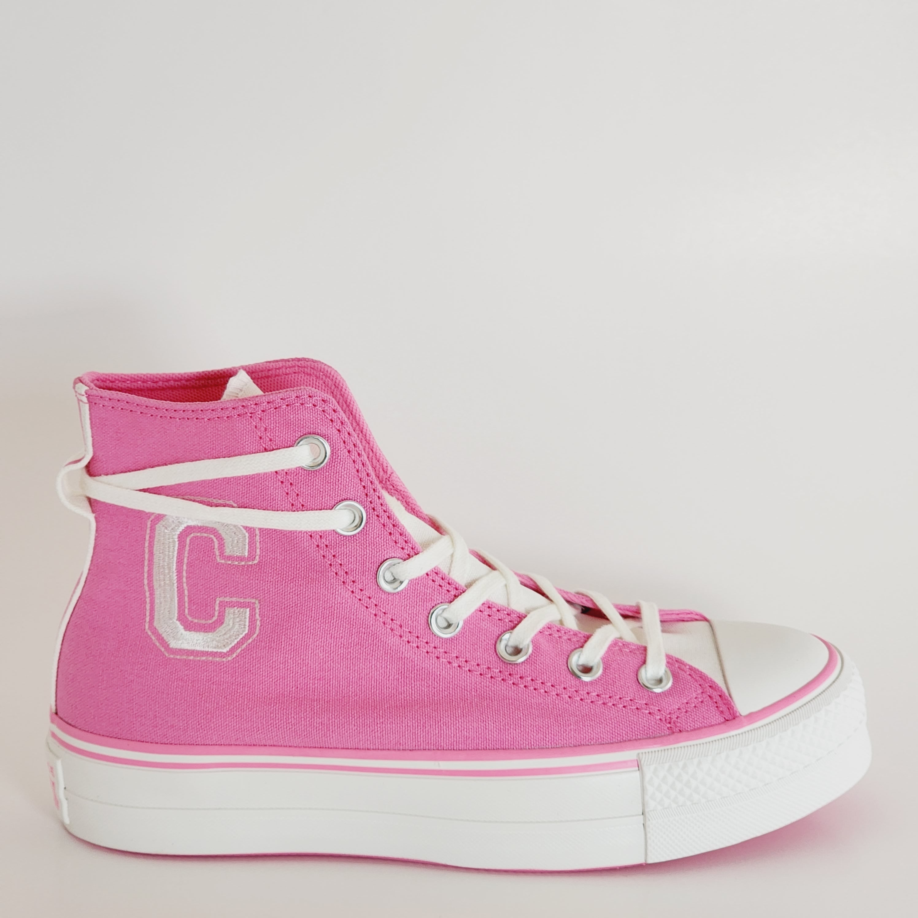 Converse CTAS Lift Retro Varsity Oops Pink Women's Platform Sneakers A07141C NWT