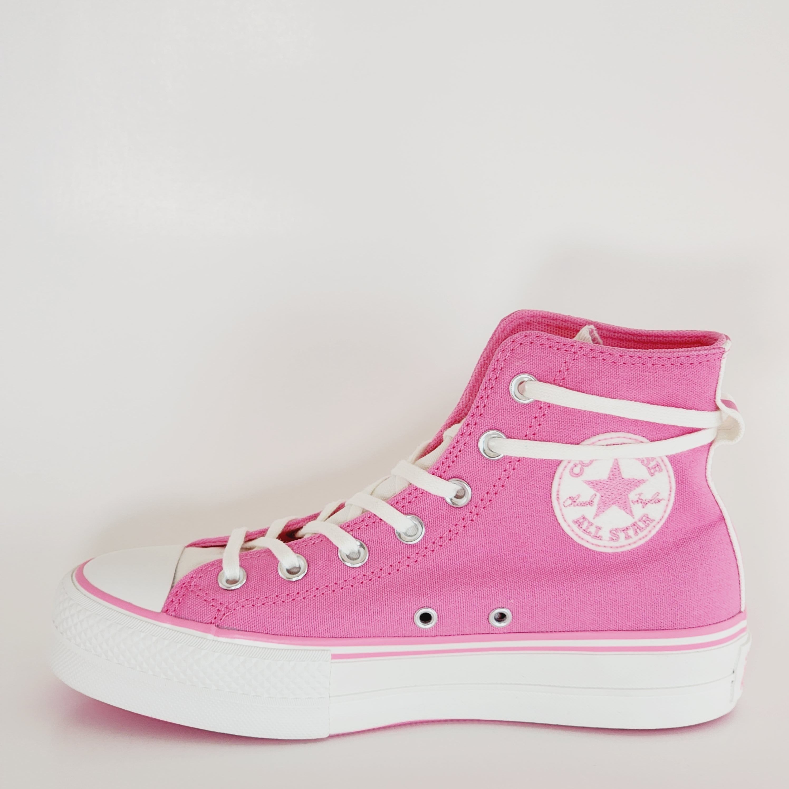 Converse CTAS Lift Retro Varsity Oops Pink Women's Platform Sneakers A07141C NWT