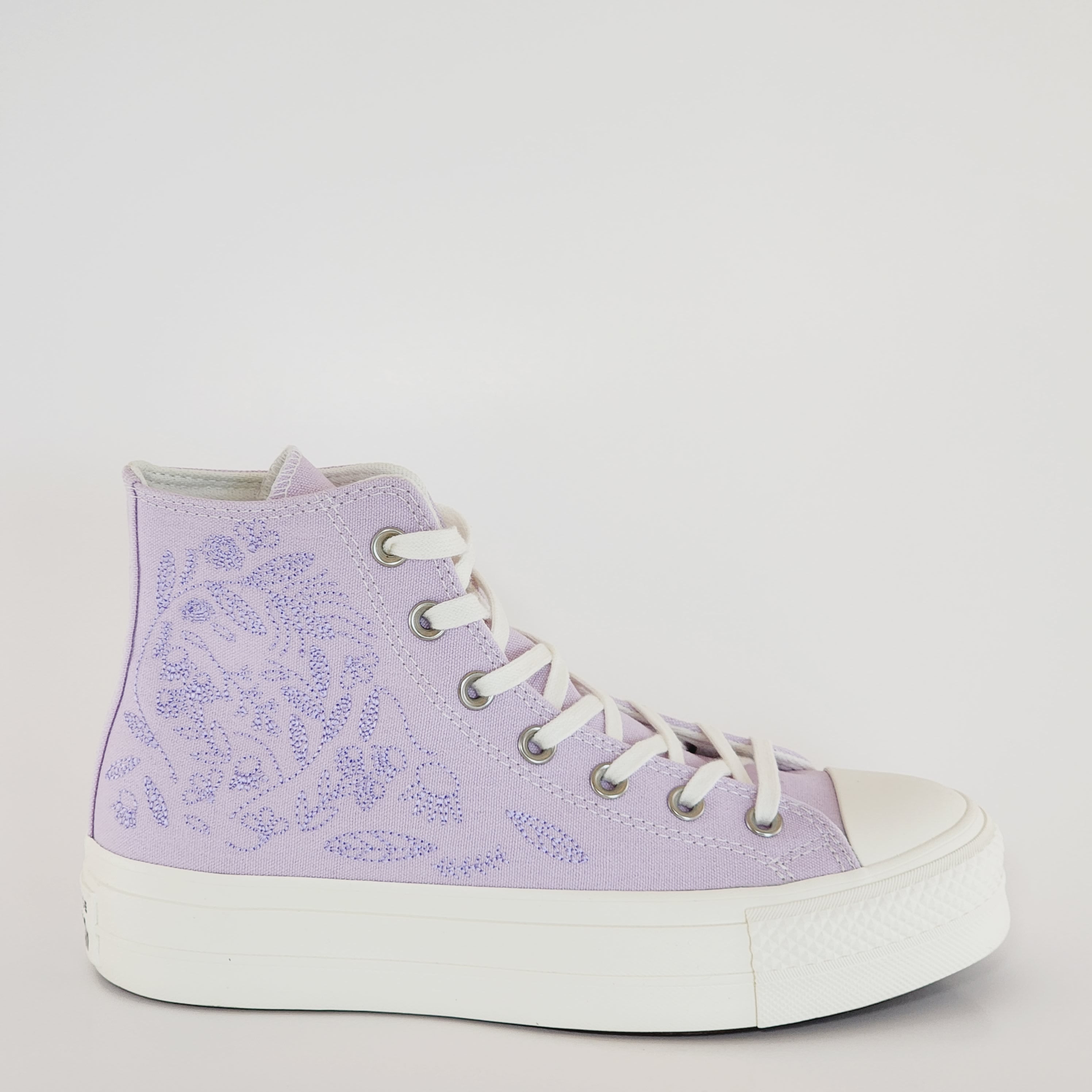 Converse CTAS Lift Hi Embroidered Floral Women's Platform Sneakers A02076C NWT