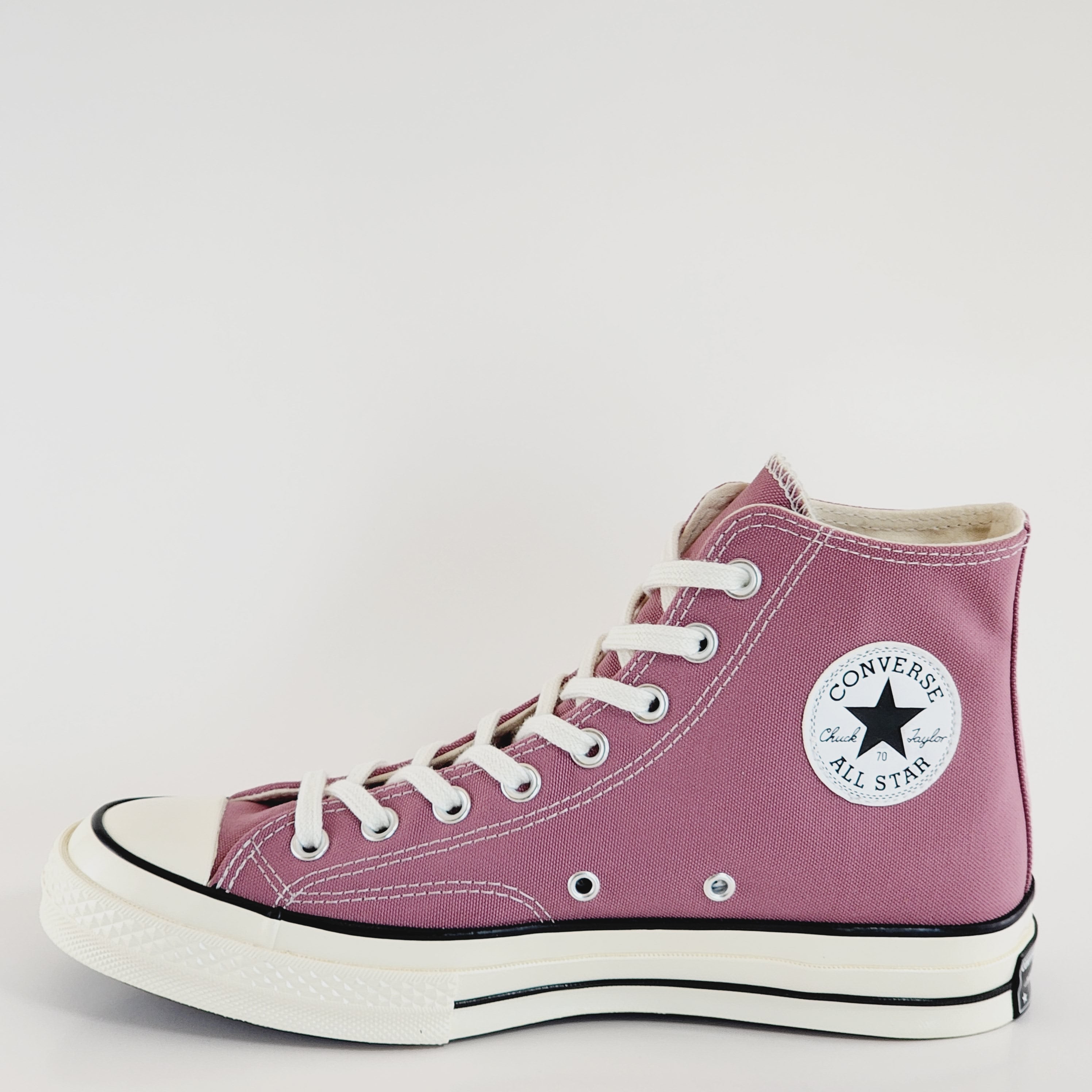 Converse Chuck 70 Hi Pink Aura/Egret/Black Canvas Unisex Sneakers 172683C NWTZ