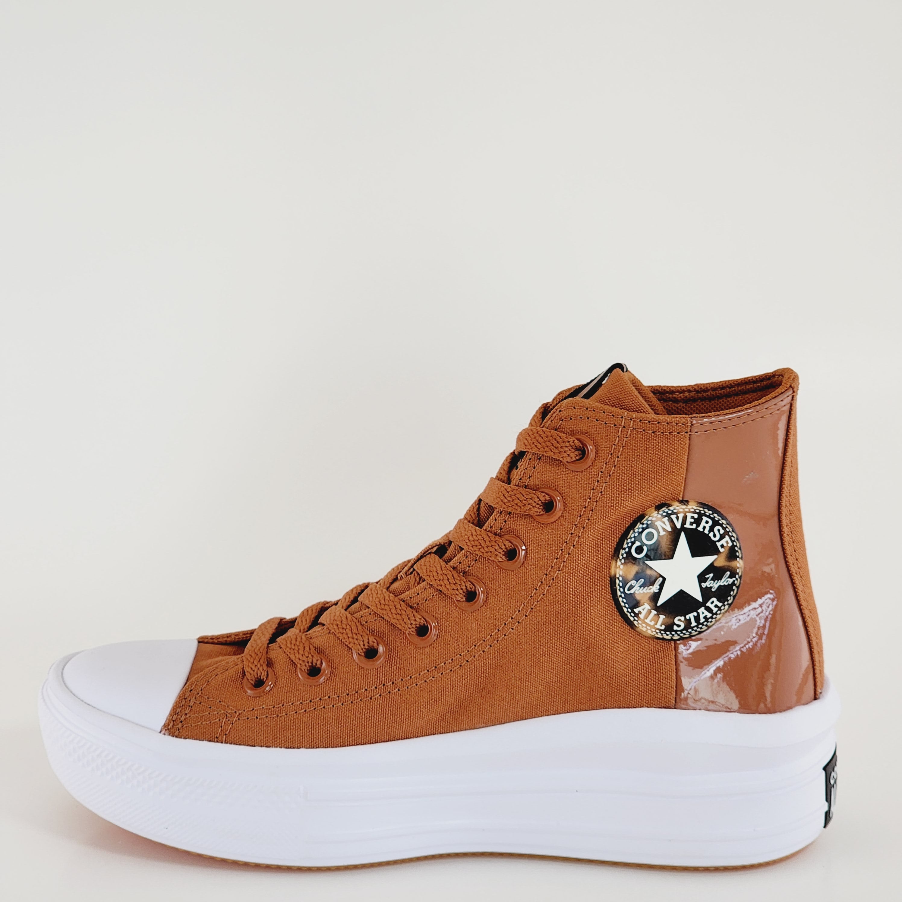 Converse CTAS Move Hi Tortoise Tawny Owl Women's Platform Sneakers A04673C NWT