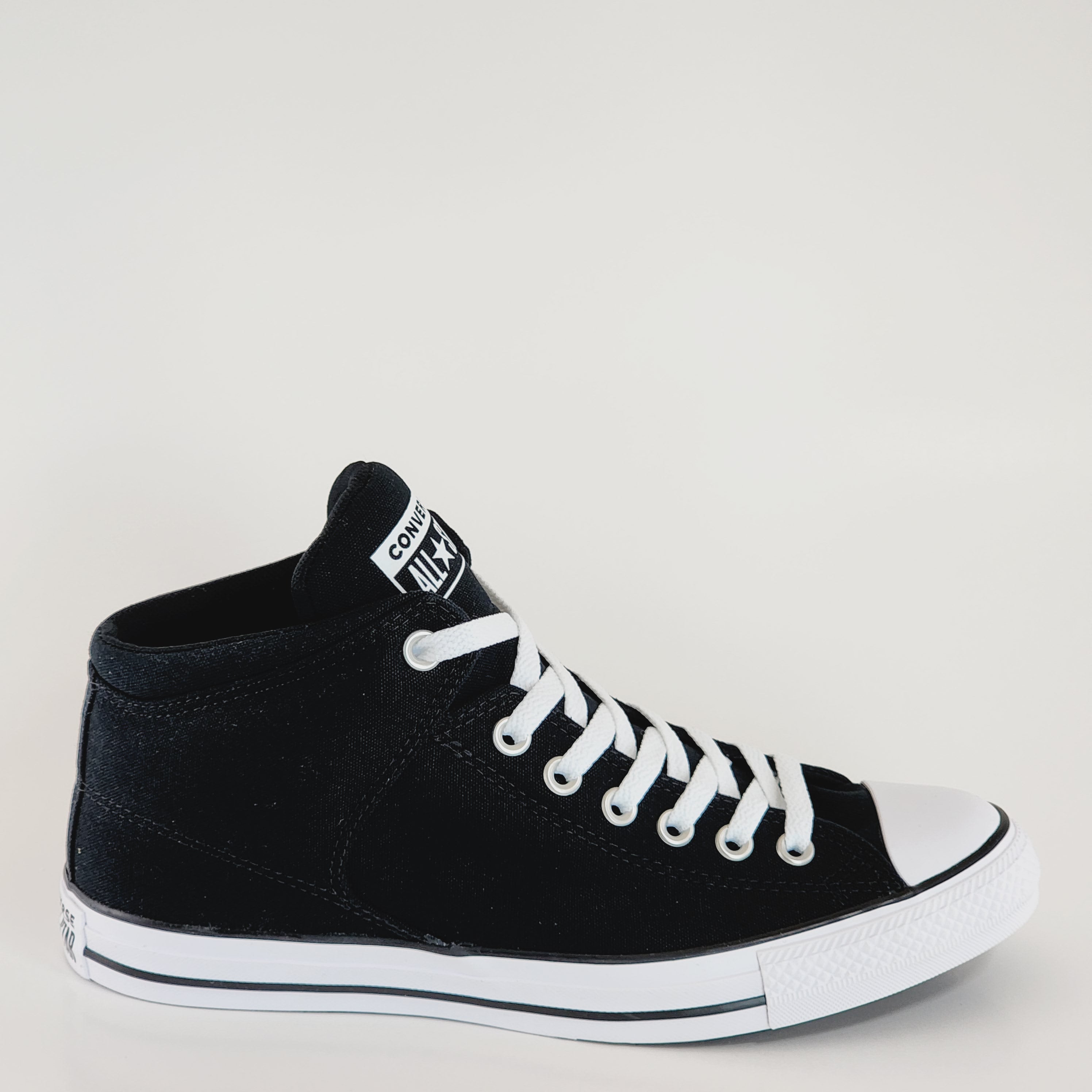 Converse CTAS Street Mid Crafted Black/Black/White Unisex Sneakers 151041F NWT