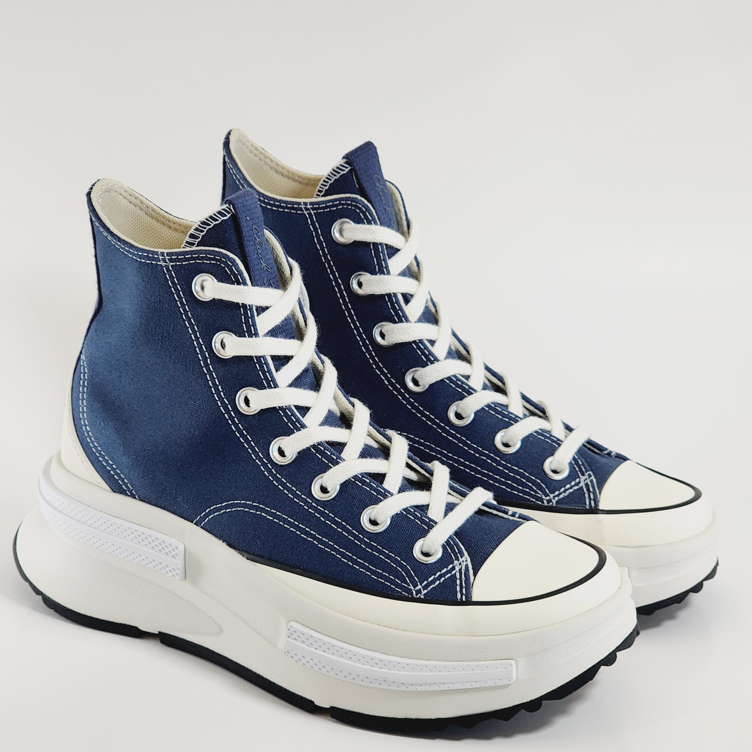 Converse Run Star Legacy CX Hi Navy Women's Platform Sneakers A04367C NWT