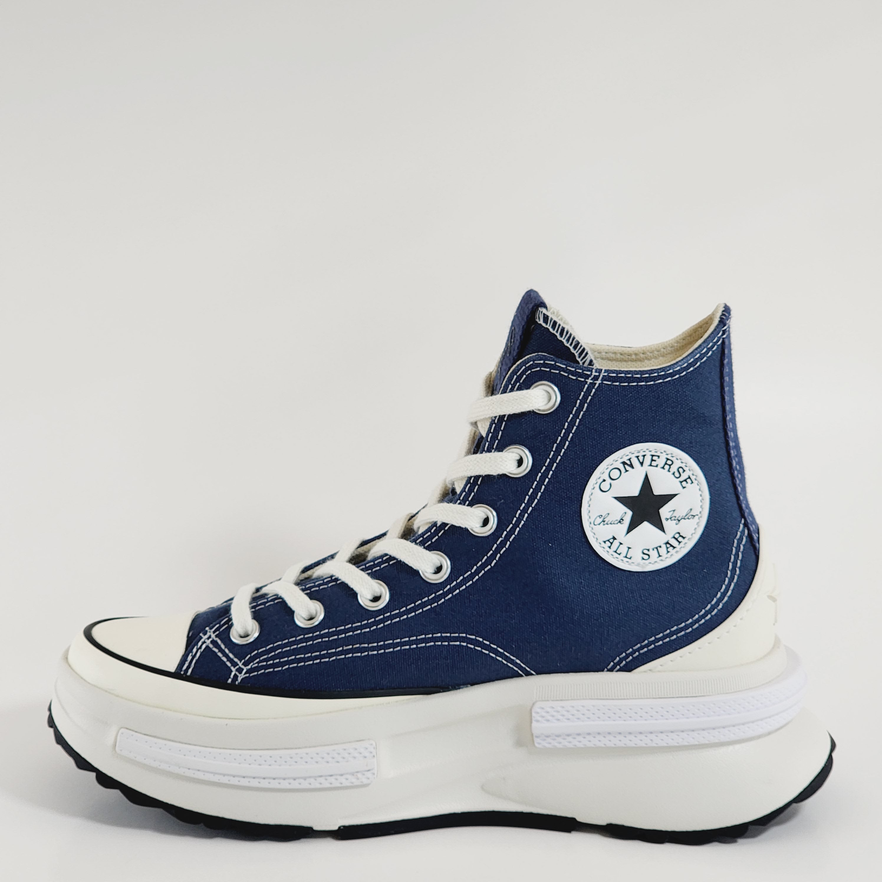 Converse Run Star Legacy CX Hi Navy Women's Platform Sneakers A04367C NWT