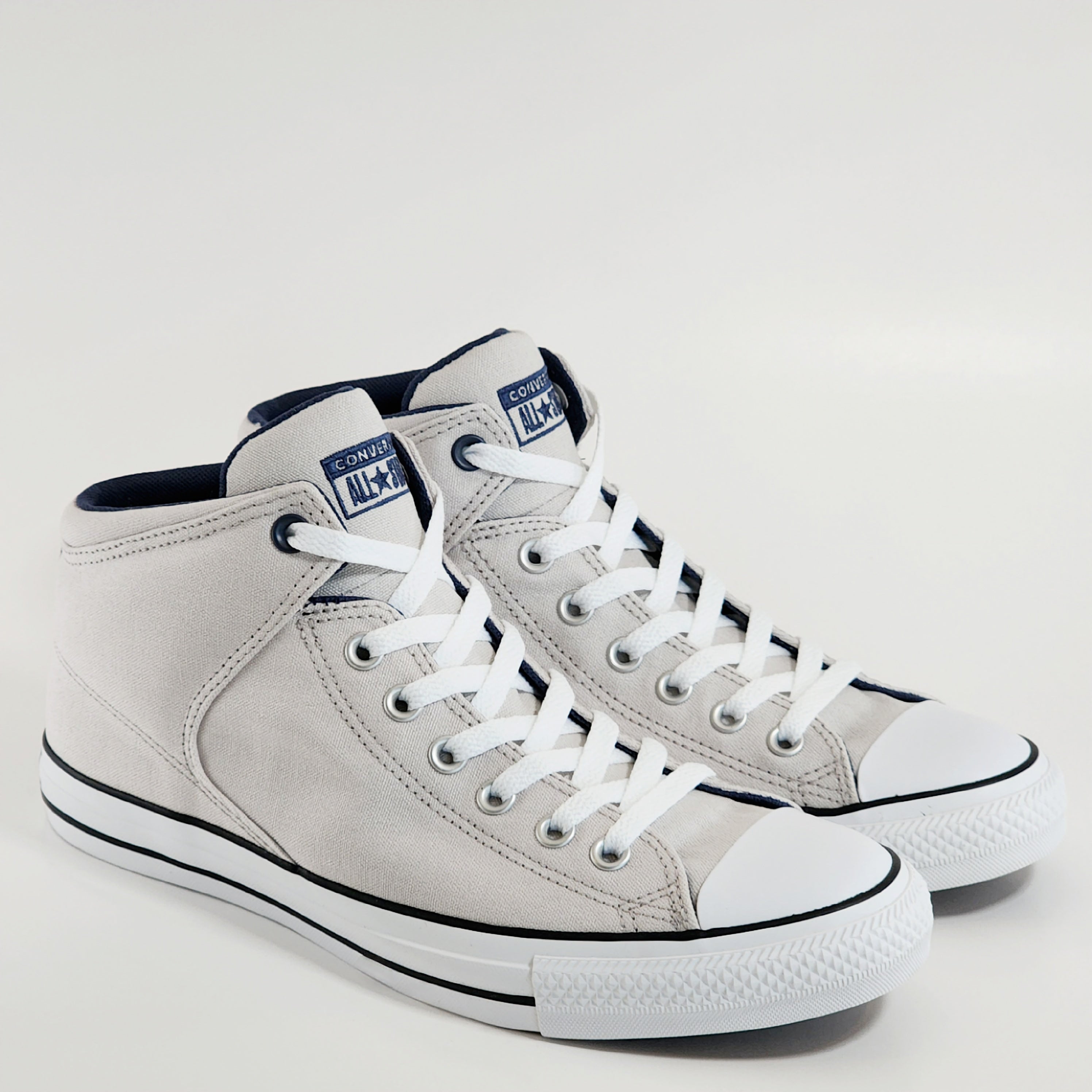 Converse CTAS Street Mid Crafted Pale Putty/Navy Unisex Sneakers A06199F NWT