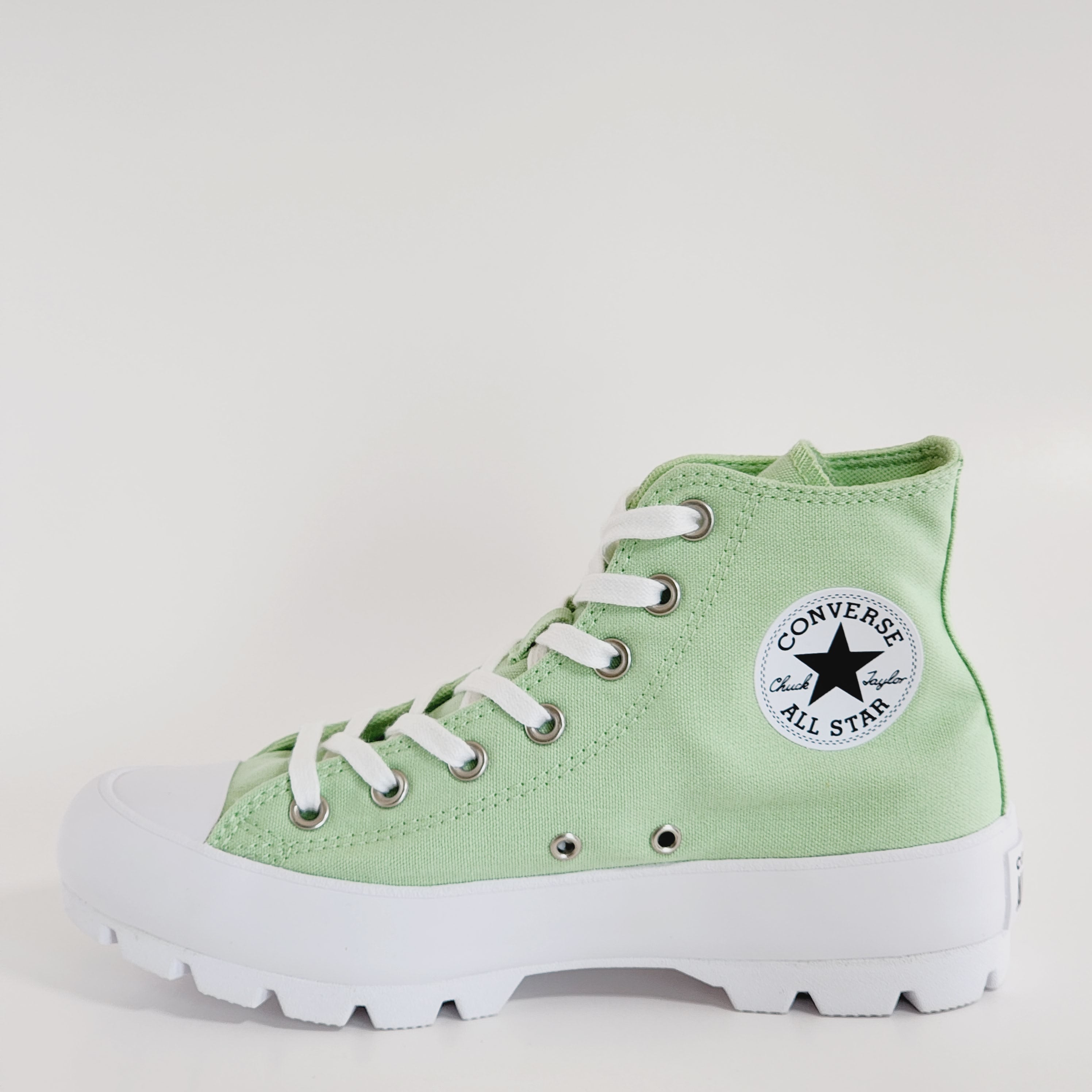 Converse CTAS Hi Lugged 'Neo Mint' Canvas Women's Platform Sneakers A07267C NWT