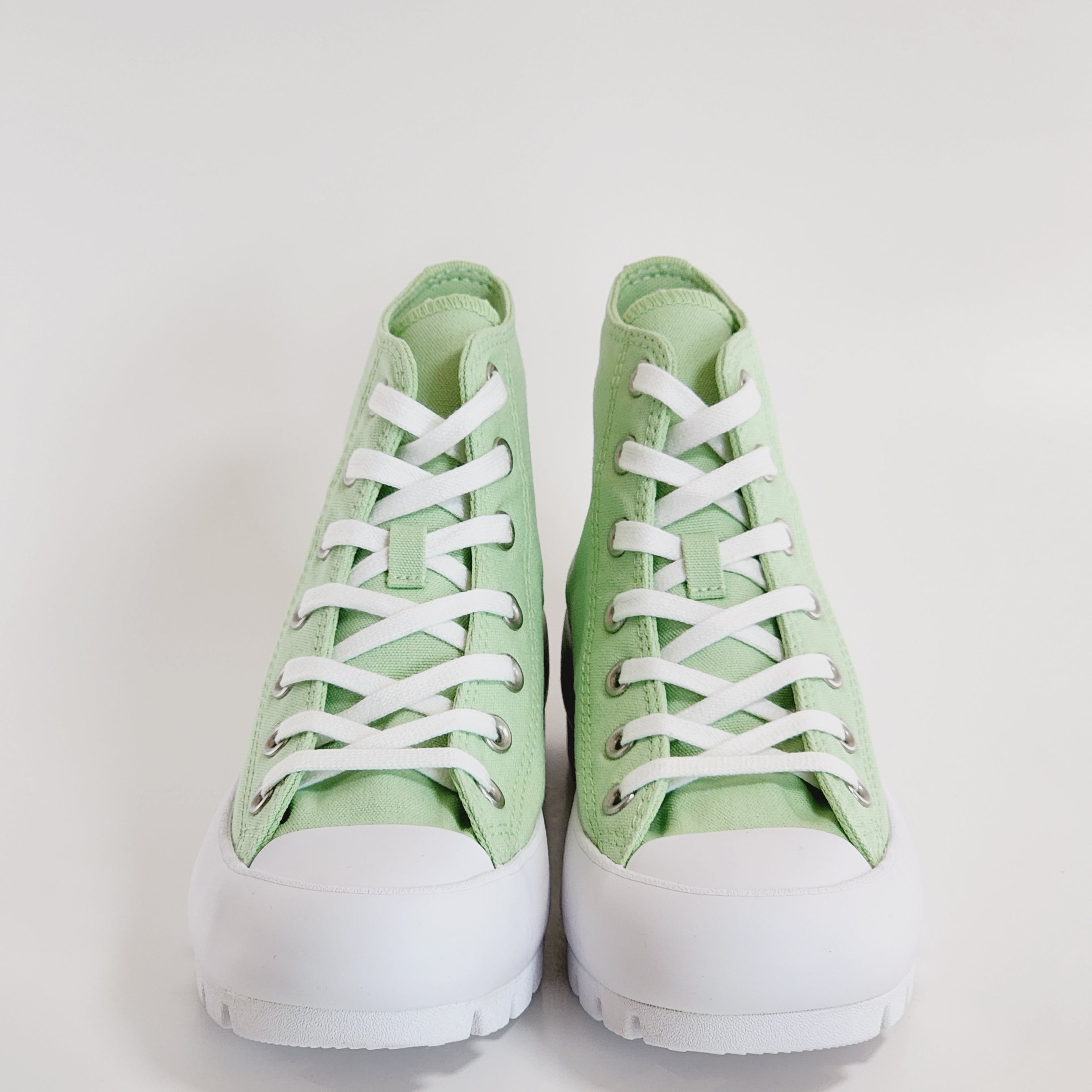 Converse CTAS Hi Lugged 'Neo Mint' Canvas Women's Platform Sneakers A07267C NWT